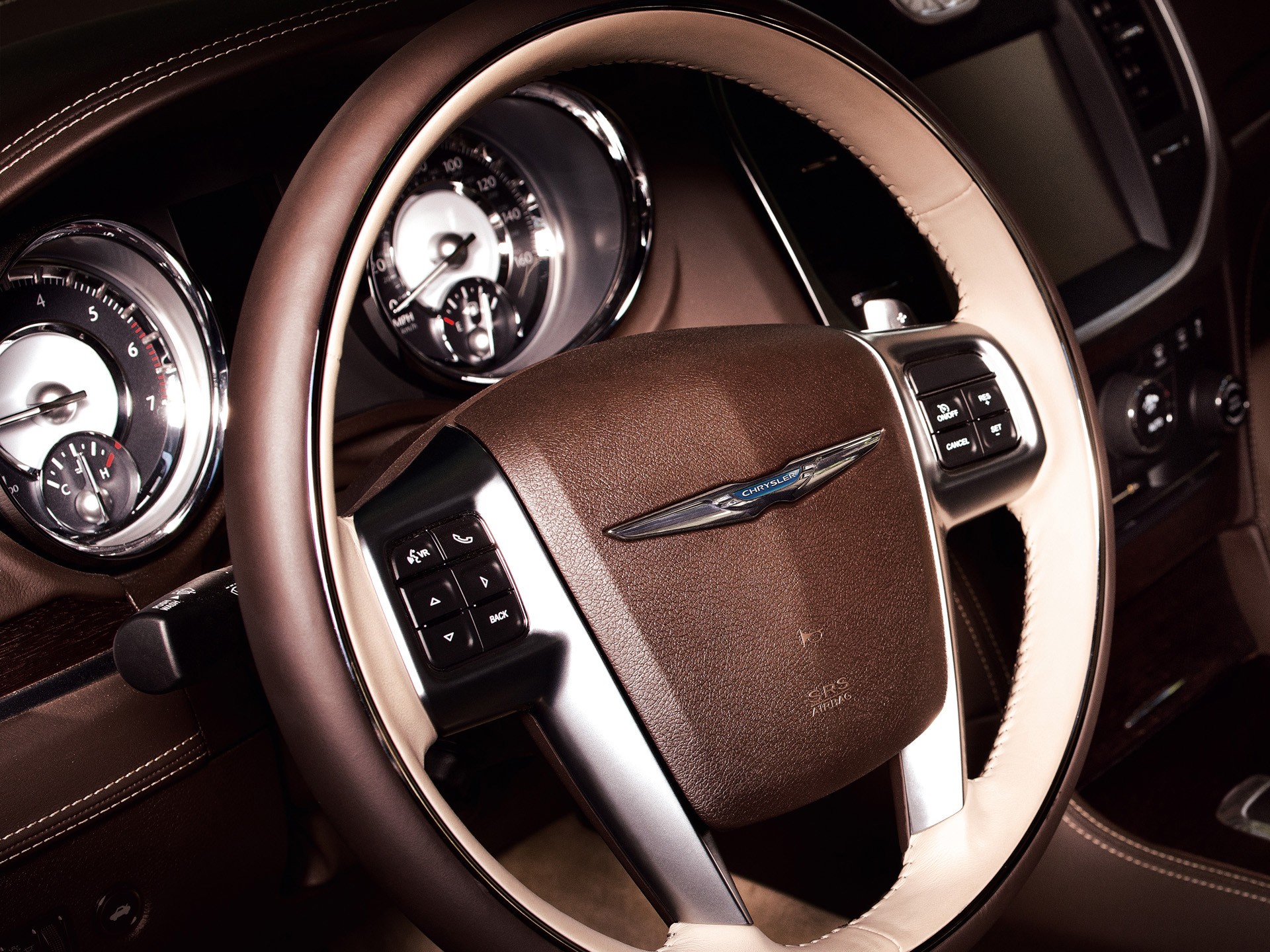 series, car interiors, steering wheel, Chrysler 300 - desktop wallpaper