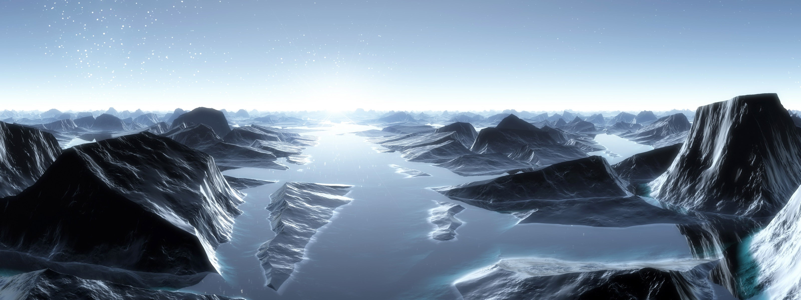 landscapes, CGI - desktop wallpaper