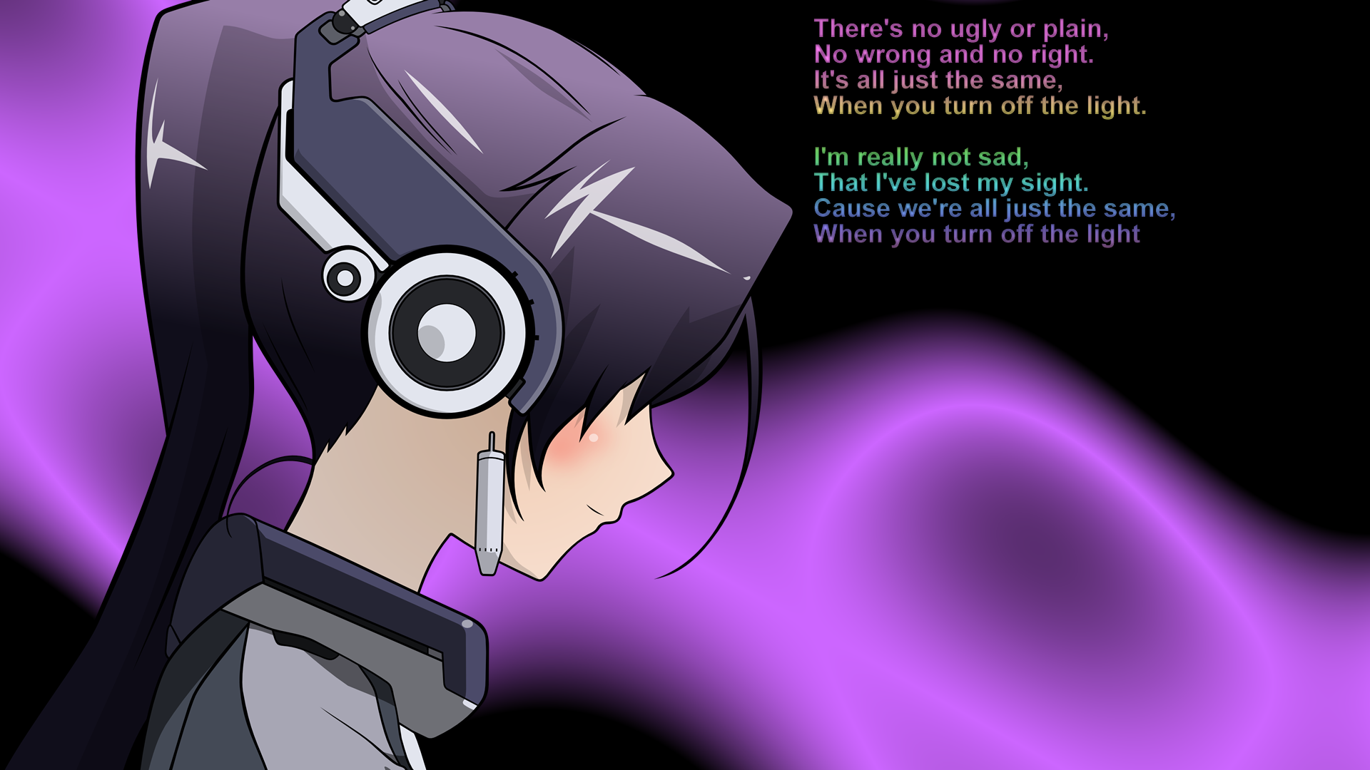 quotes, purple, Kyoukai Senjou no Horizon - desktop wallpaper