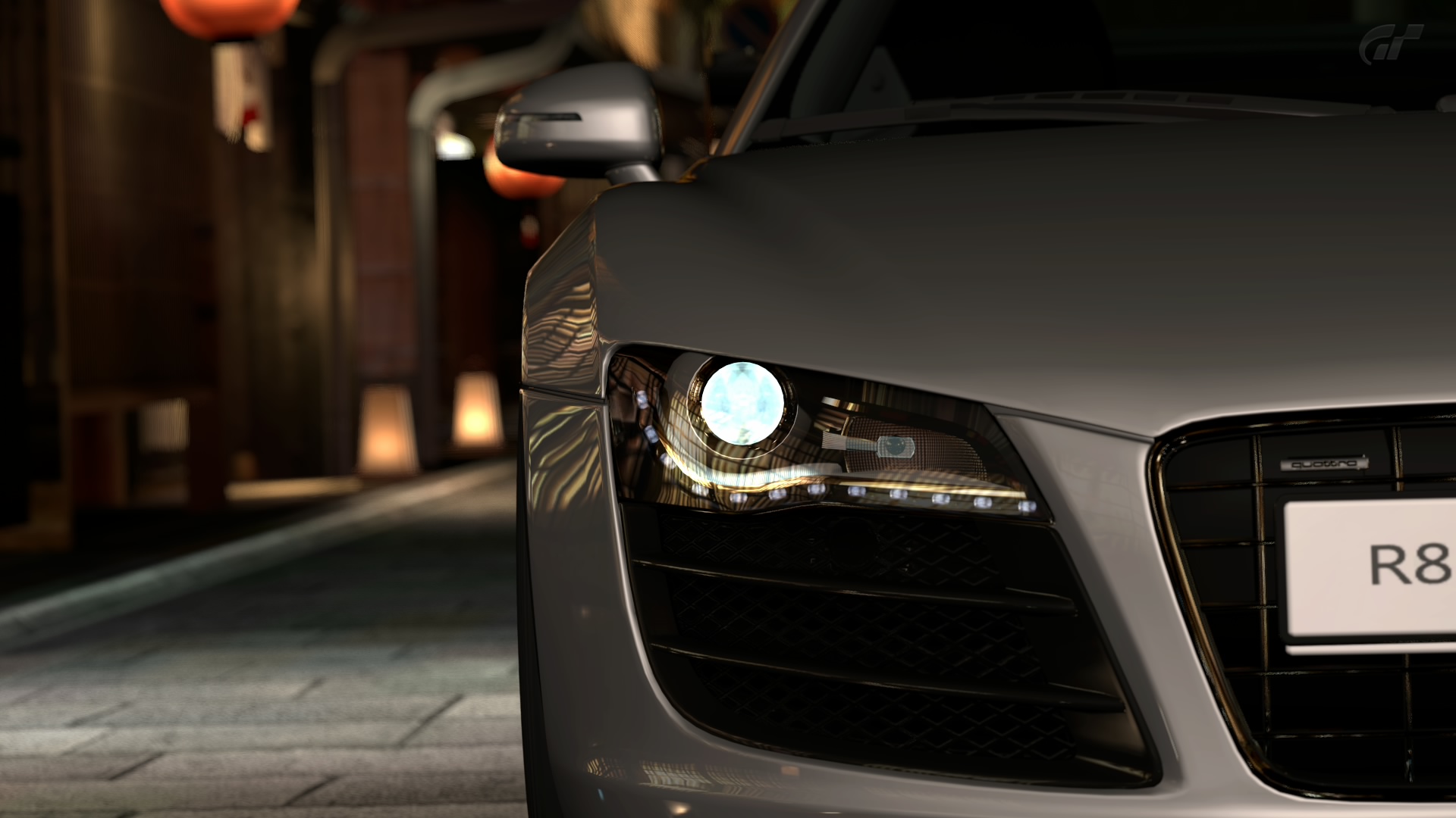 video games, cars, Audi, Audi R8, Gran Turismo 5 - desktop wallpaper