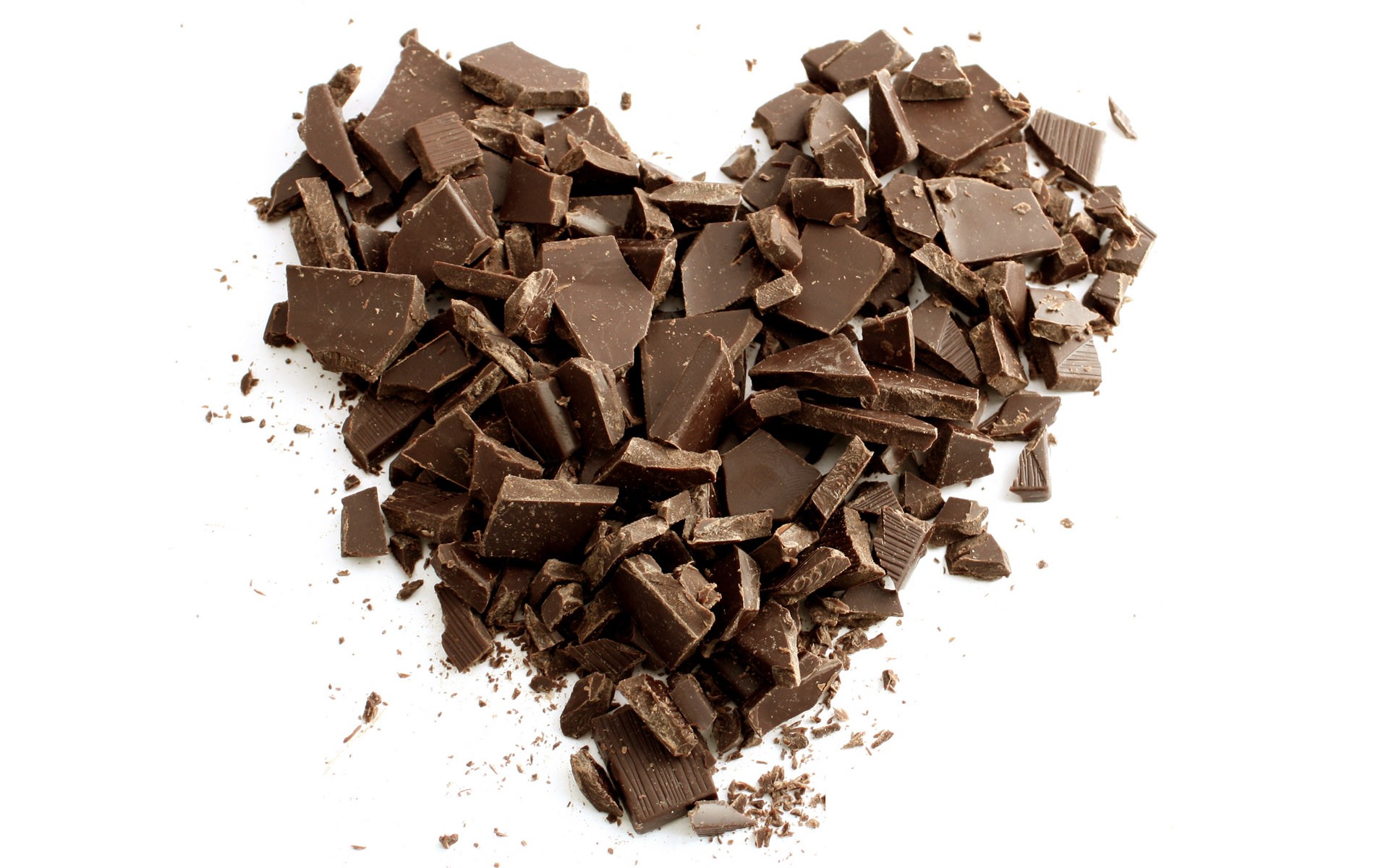 chocolate, food, sweets (candies), hearts - desktop wallpaper