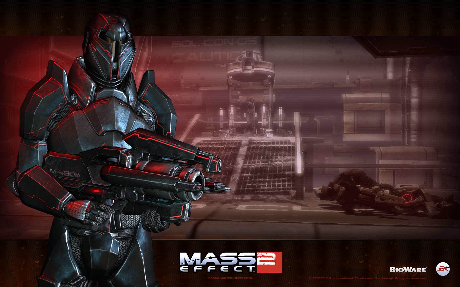 video games, BioWare, Mass Effect 2 - desktop wallpaper
