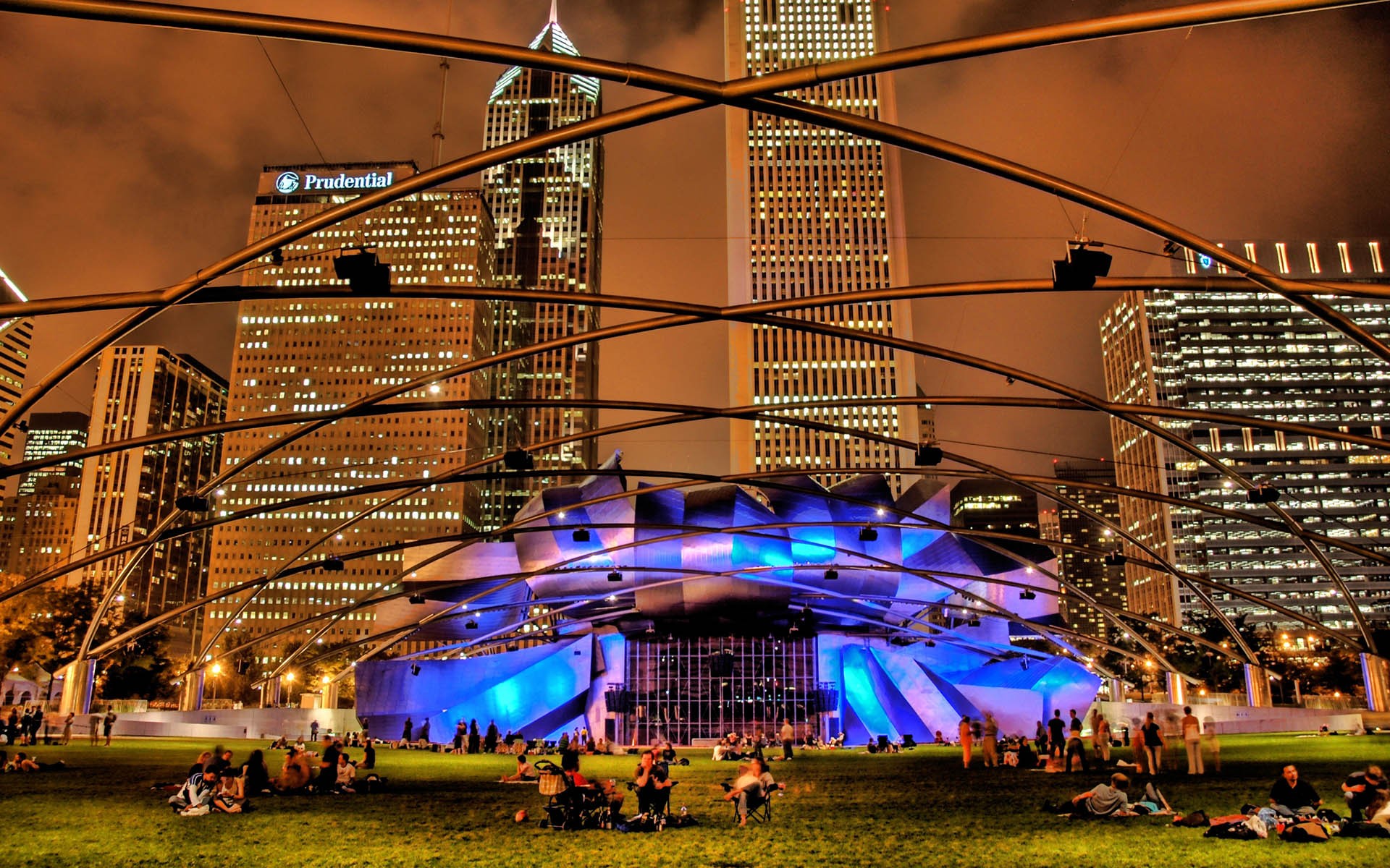 Chicago, HDR photography, cities - desktop wallpaper