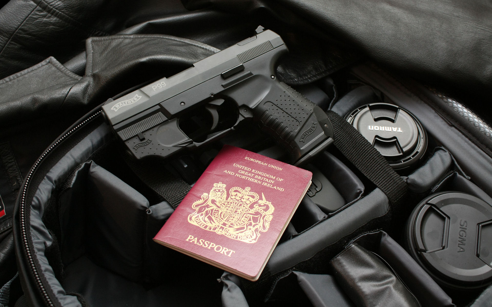 guns, weapons, passport, handguns, Walther P99, Walther - desktop wallpaper