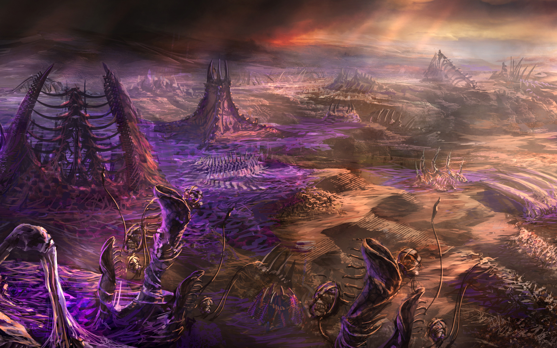 fantasy art, StarCraft II - desktop wallpaper