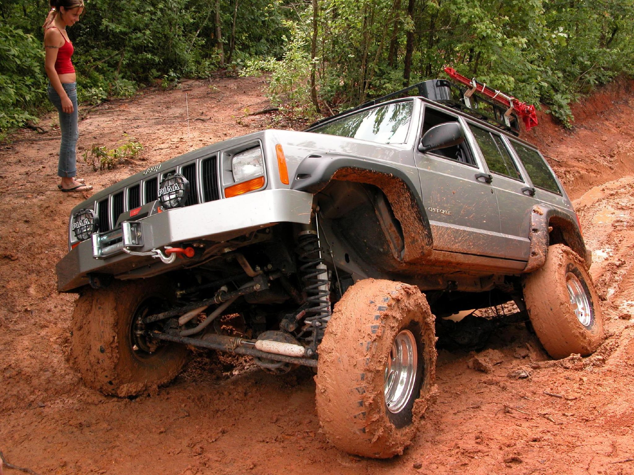 trail, mudvayne, mud, Jeep Cherokee, Jeep XJ - desktop wallpaper