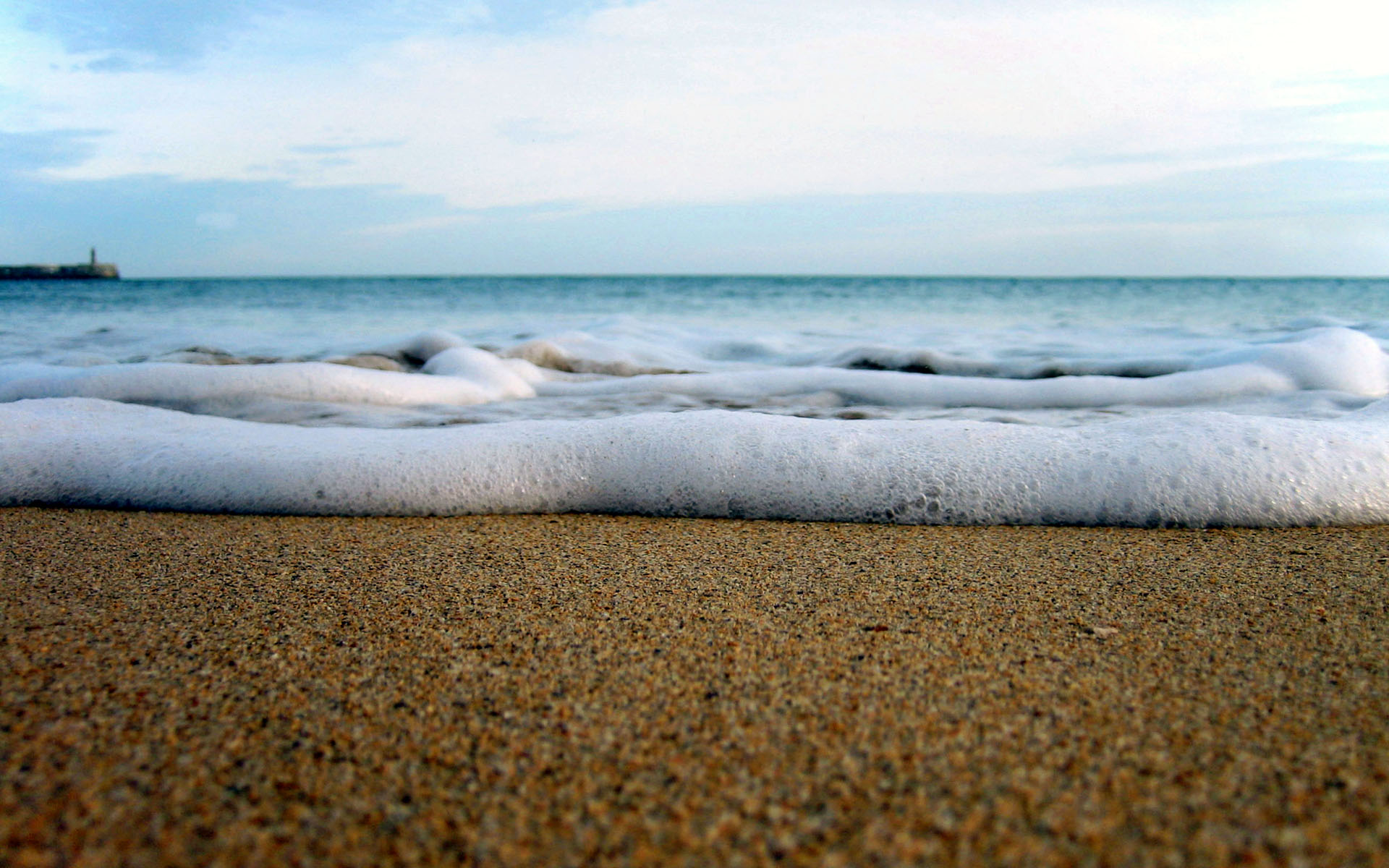 water, sand, worms eye view, beaches - desktop wallpaper