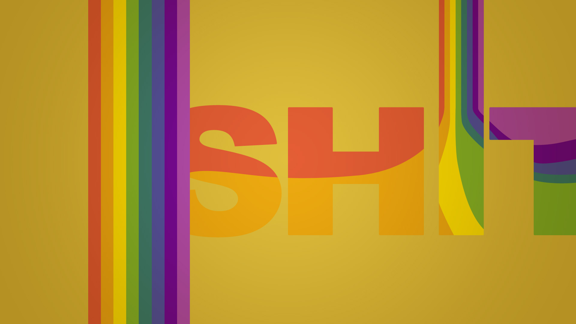 typography, rainbows, TagNotAllowedTooSubjective - desktop wallpaper
