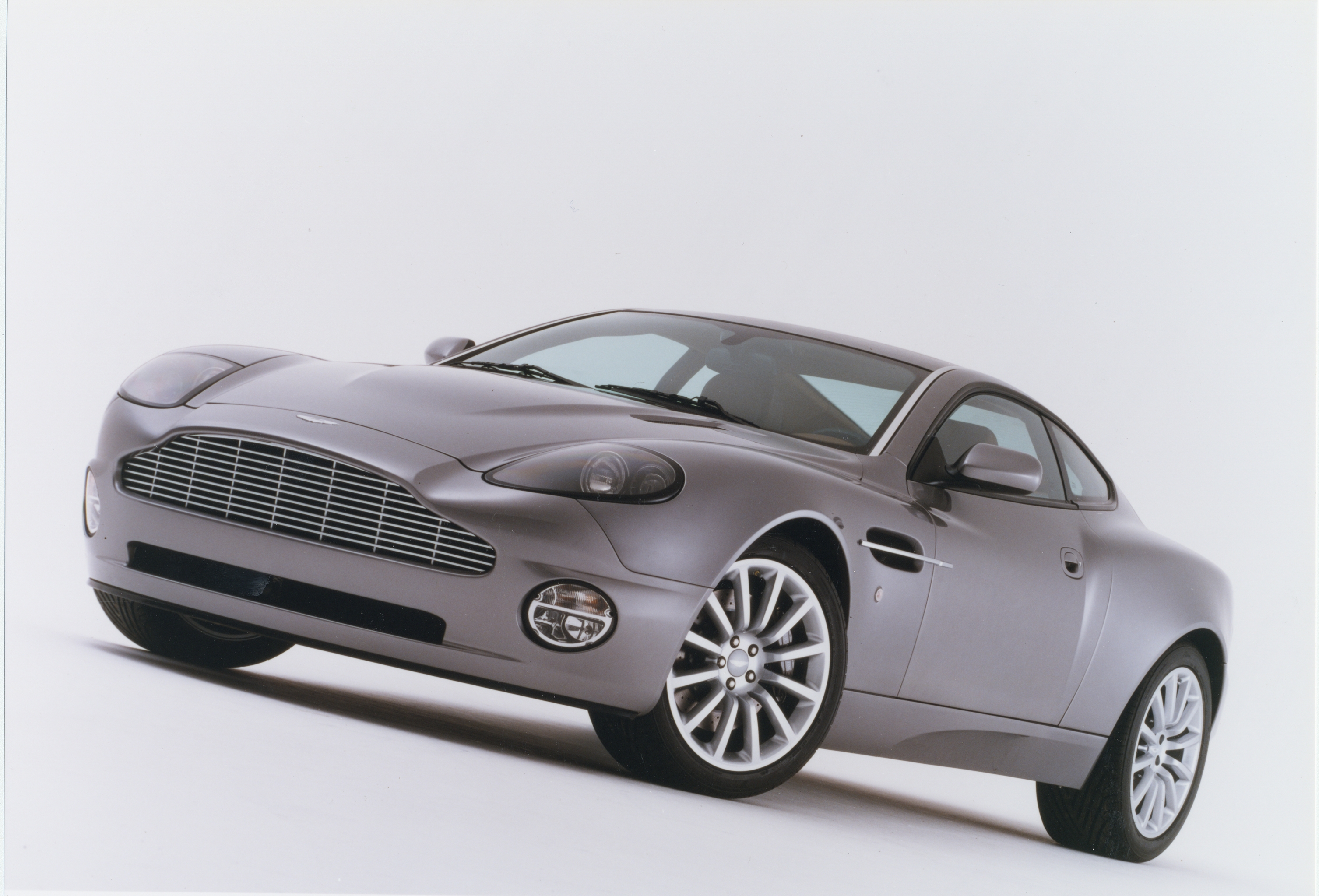 cars, Aston Martin, vehicles, Aston Martin V12 Vanquish, front angle view - desktop wallpaper