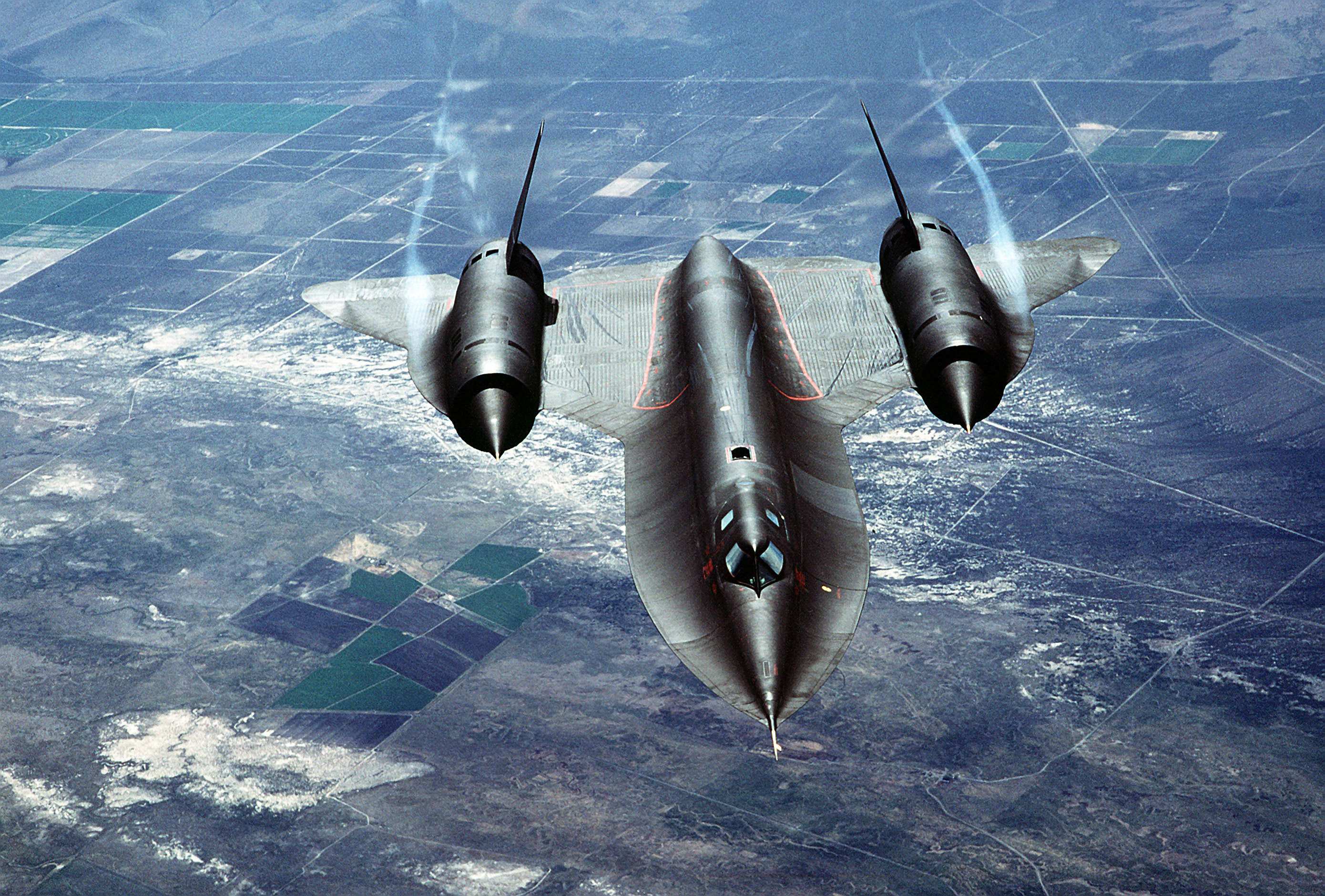 SR-71 Blackbird, jet aircraft - desktop wallpaper