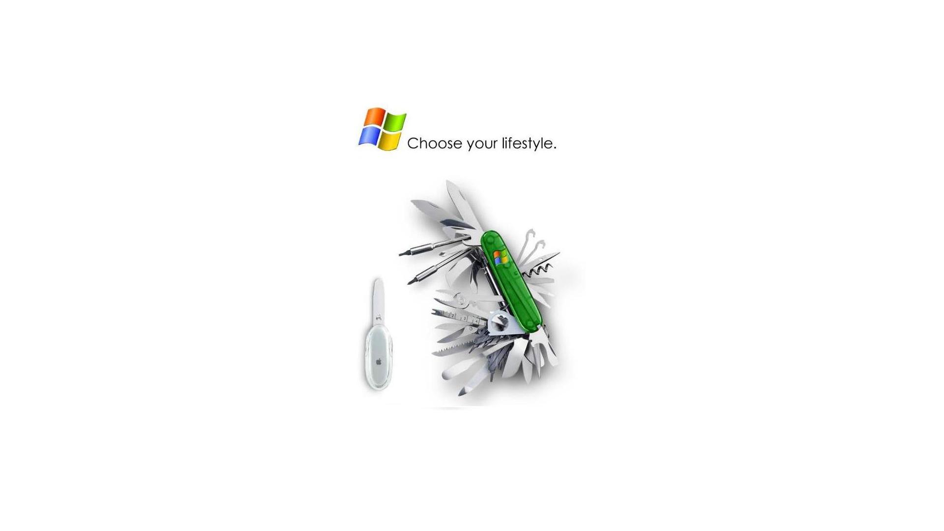 Apple Inc., funny, operating systems, operating system wars, white background, truth, windows - desktop wallpaper