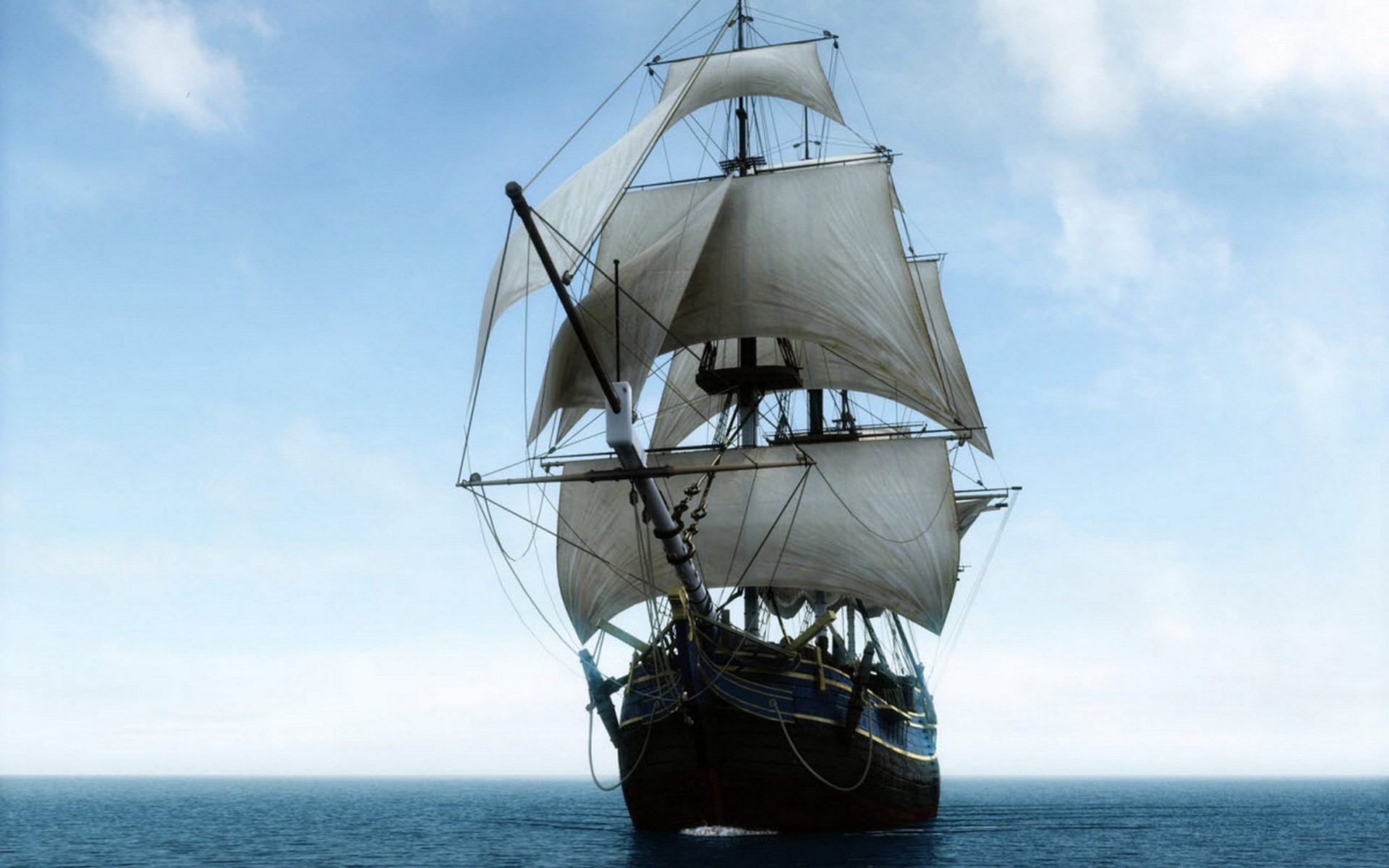 ships, sail ship, sails - desktop wallpaper