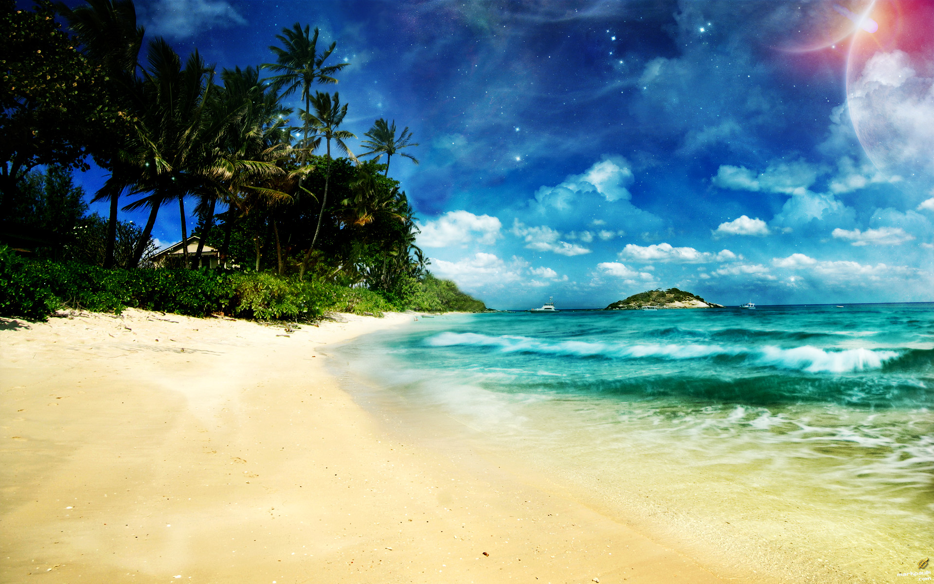 beaches - desktop wallpaper