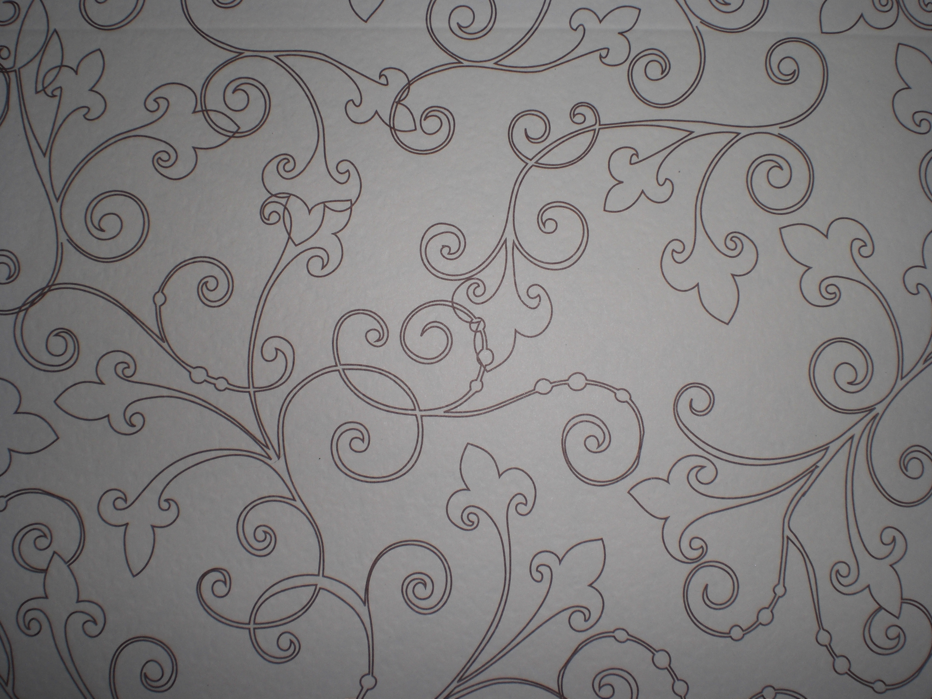 gray, floral - desktop wallpaper