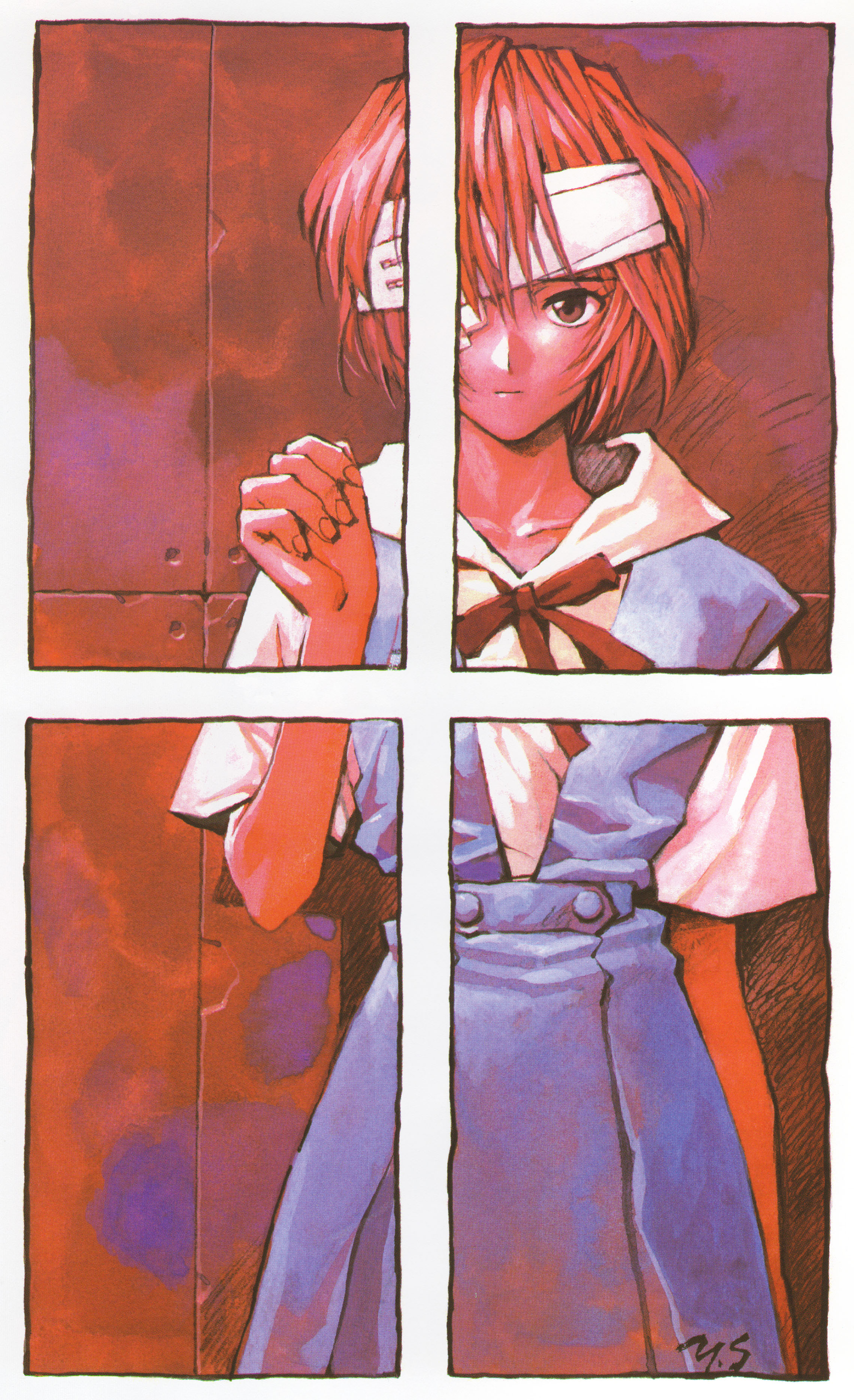 school uniforms, Ayanami Rei, Neon Genesis Evangelion - desktop wallpaper