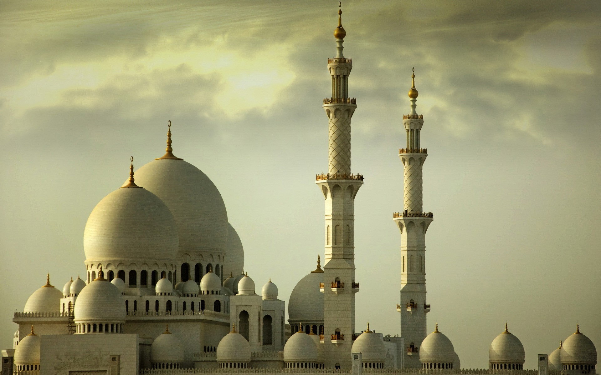 architecture, buildings, Islam, Abu Dhabi, mosques - desktop wallpaper
