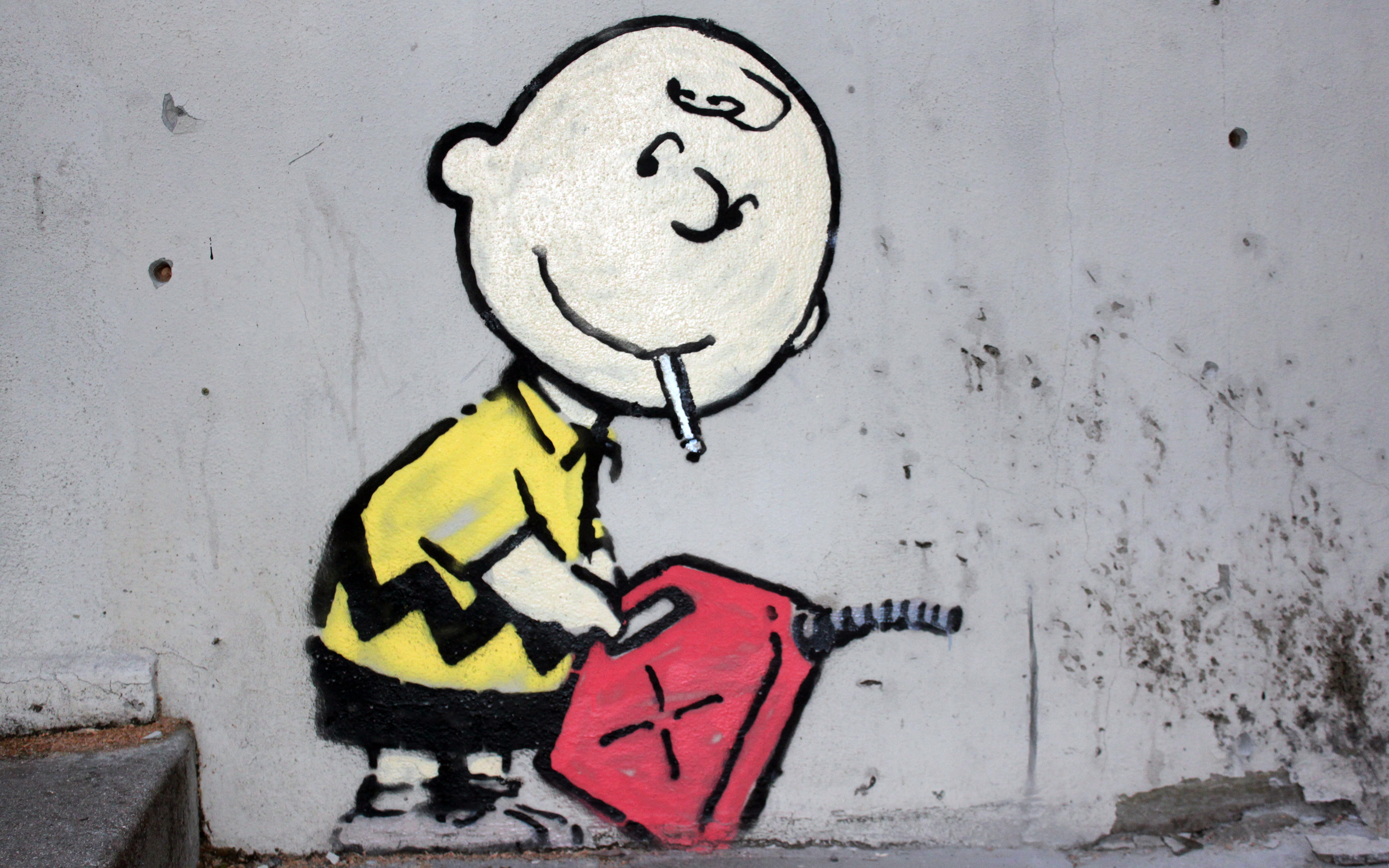 street art, Charlie Brown, Peanuts (Comic Strip) - desktop wallpaper