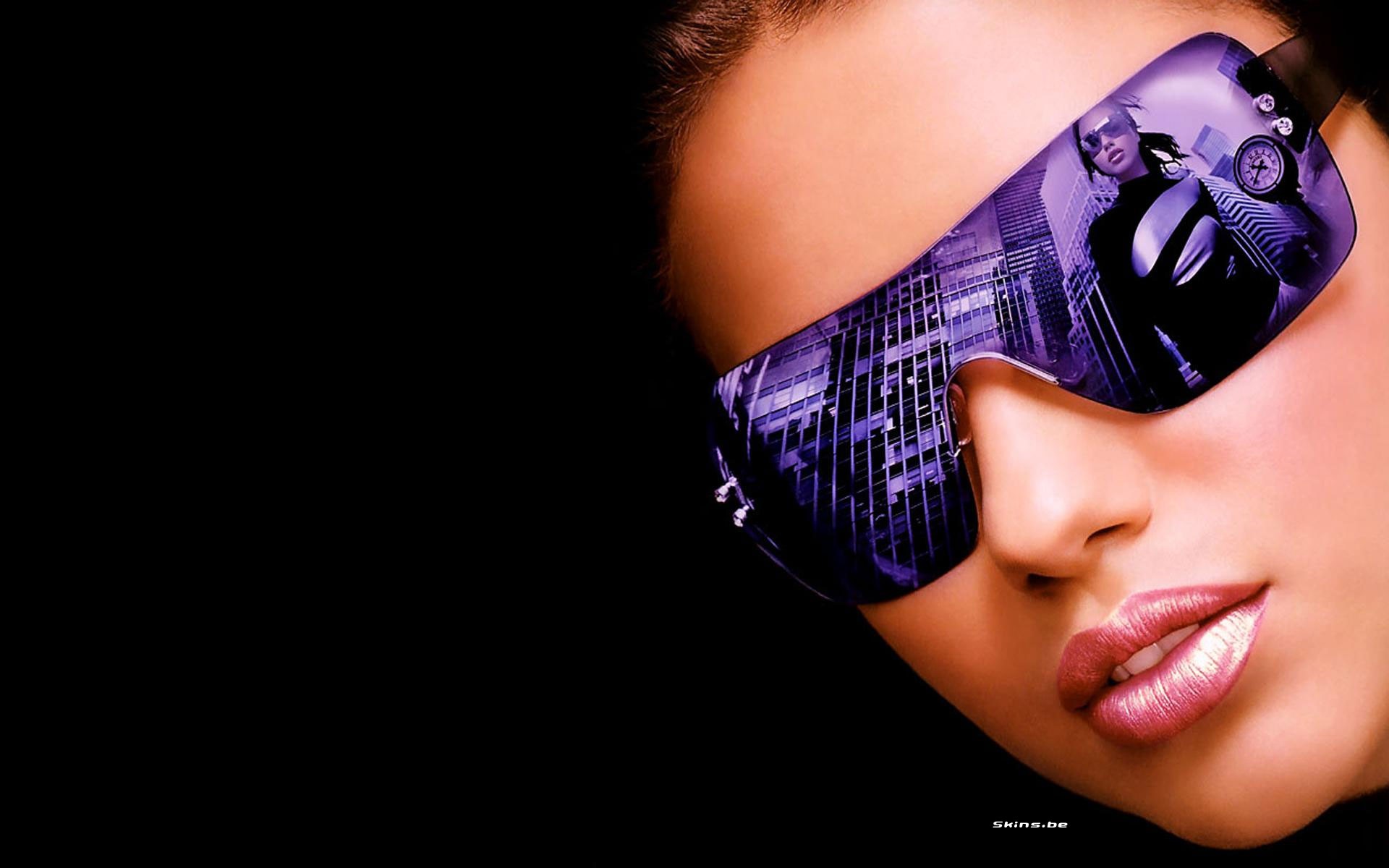 brunettes, women, Adriana Lima, Brazil, sunglasses, Brazilian - desktop wallpaper