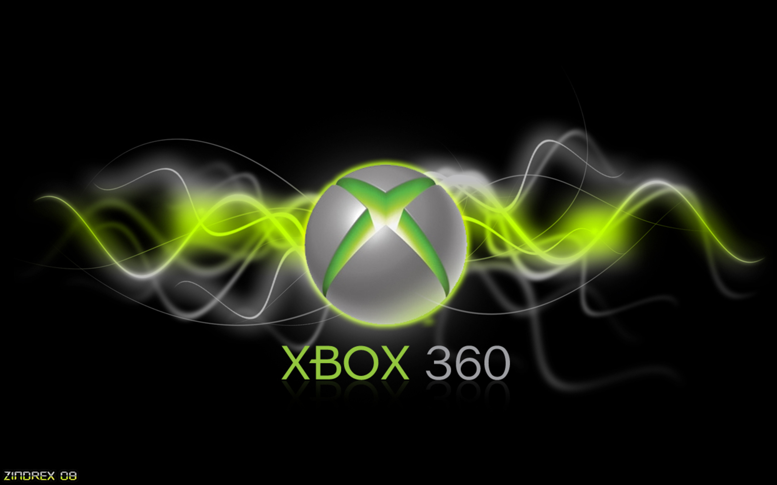Xbox 360, logos - desktop wallpaper