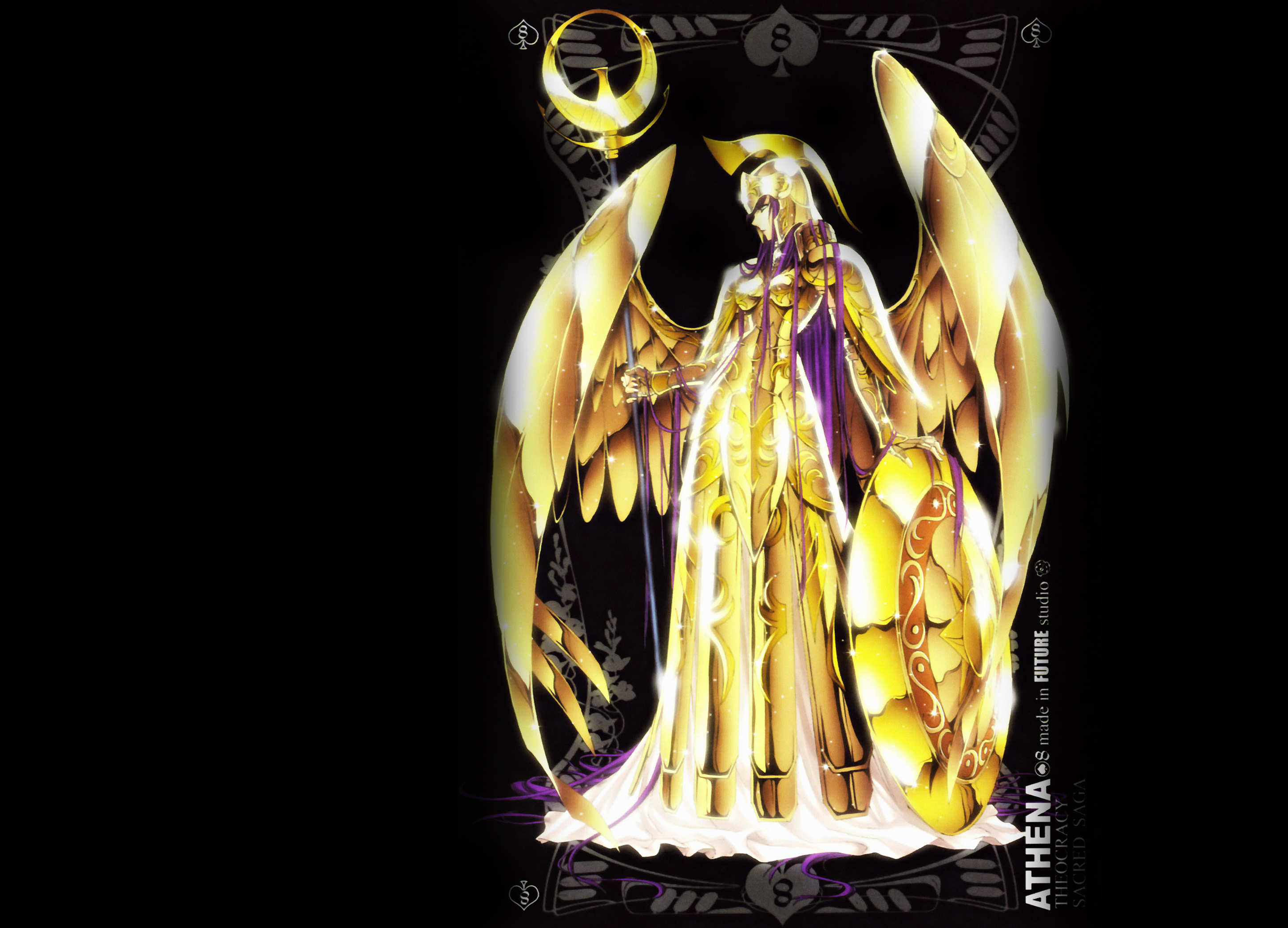 armor, Saint Seiya, soft shading, anime girls, Athena - desktop wallpaper