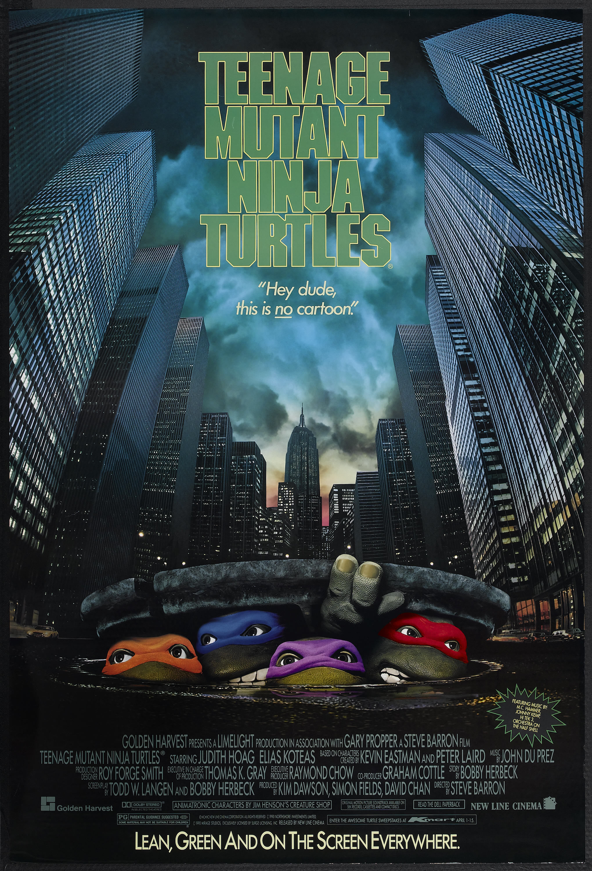 Teenage Mutant Ninja Turtles, movie posters - desktop wallpaper