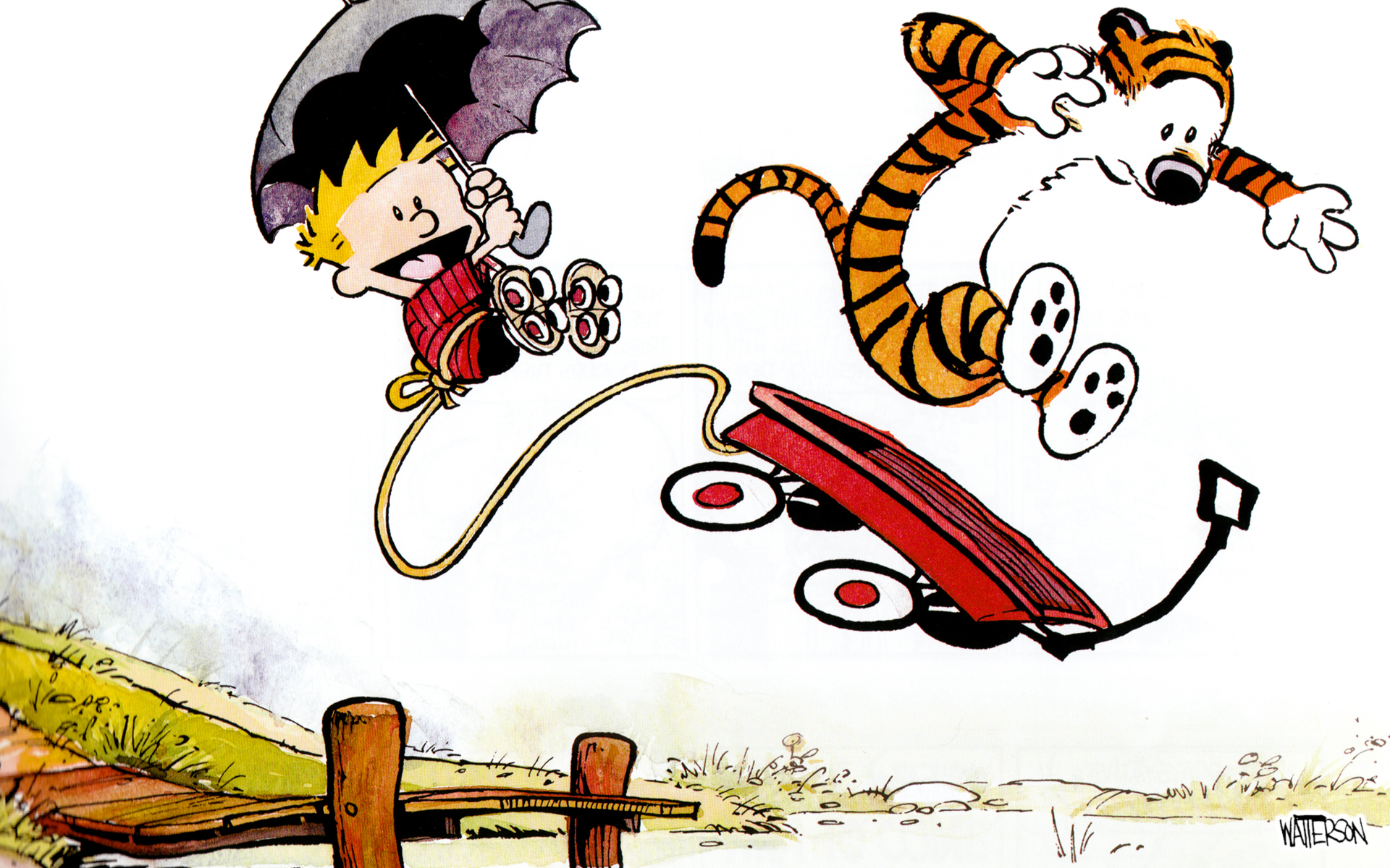 Calvin and Hobbes - desktop wallpaper