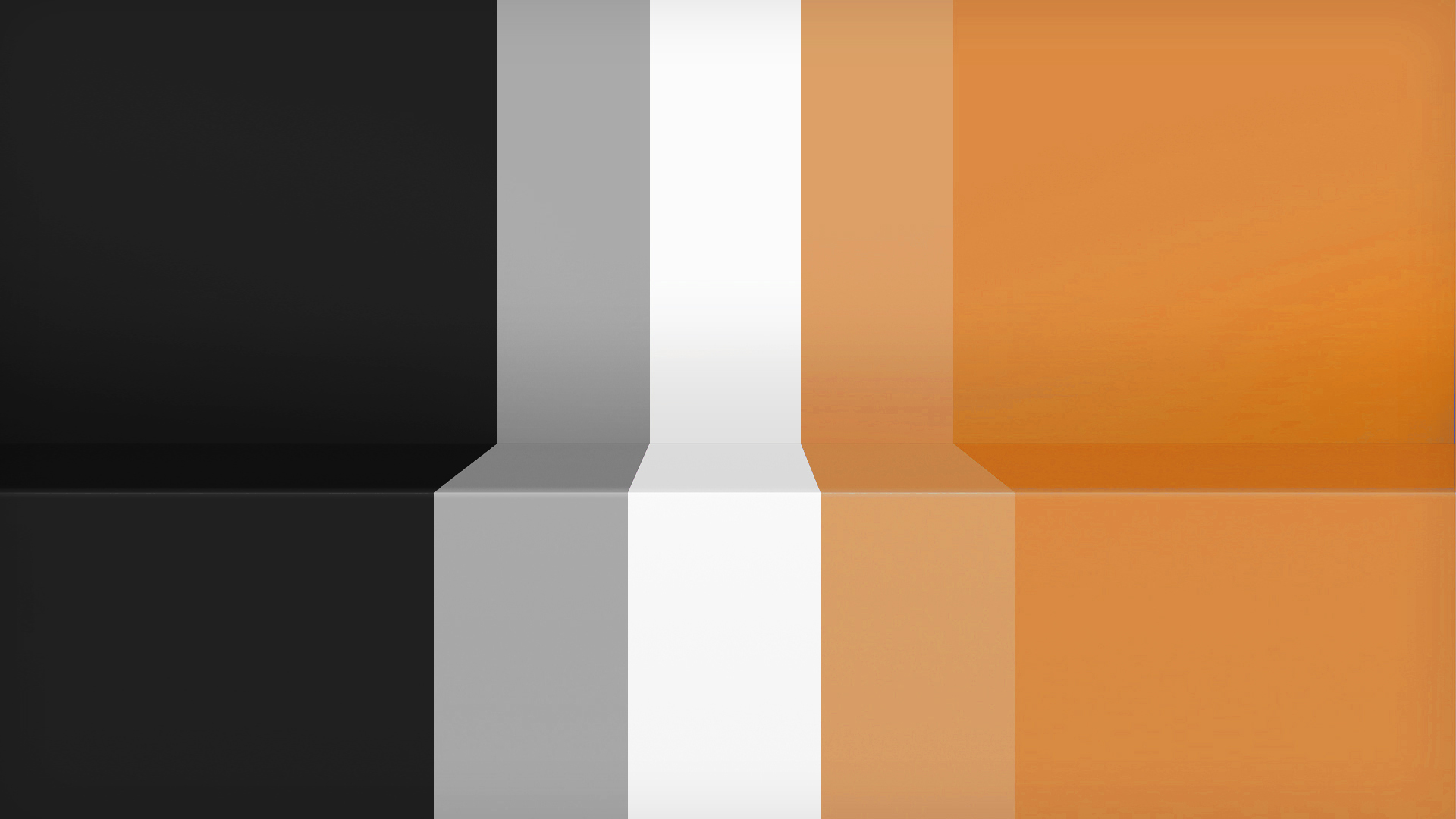 black, minimalistic, white, orange, retro, stripes - desktop wallpaper