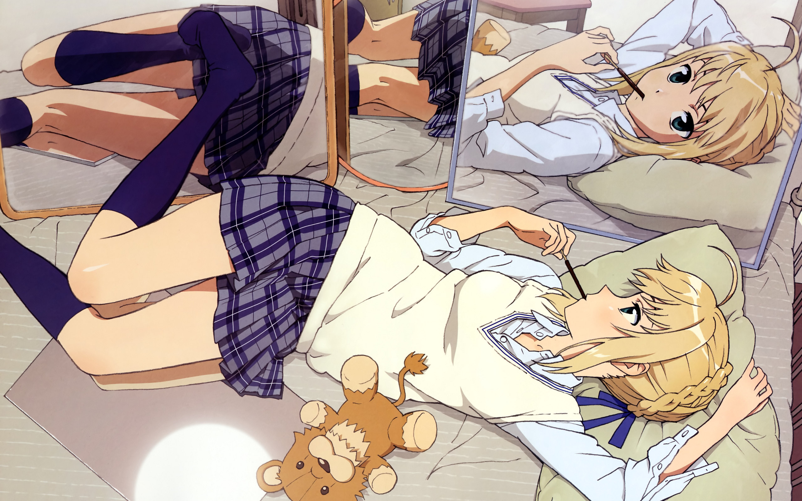 Fate/Stay Night, Type-Moon, Saber, anime girls, Fate series - desktop wallpaper