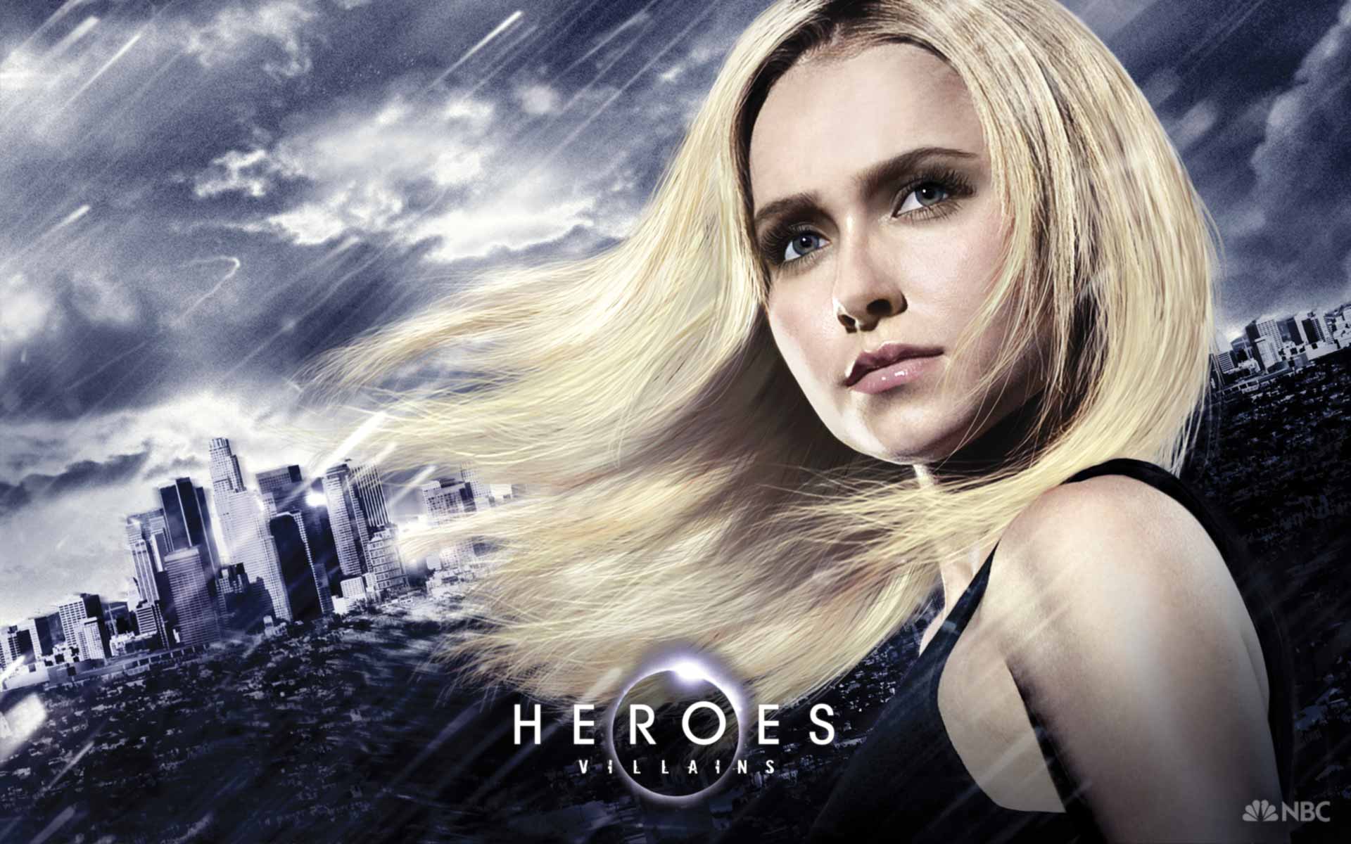 blondes, women, actress, Hayden Panettiere, Heroes (TV Series), TV posters - desktop wallpaper