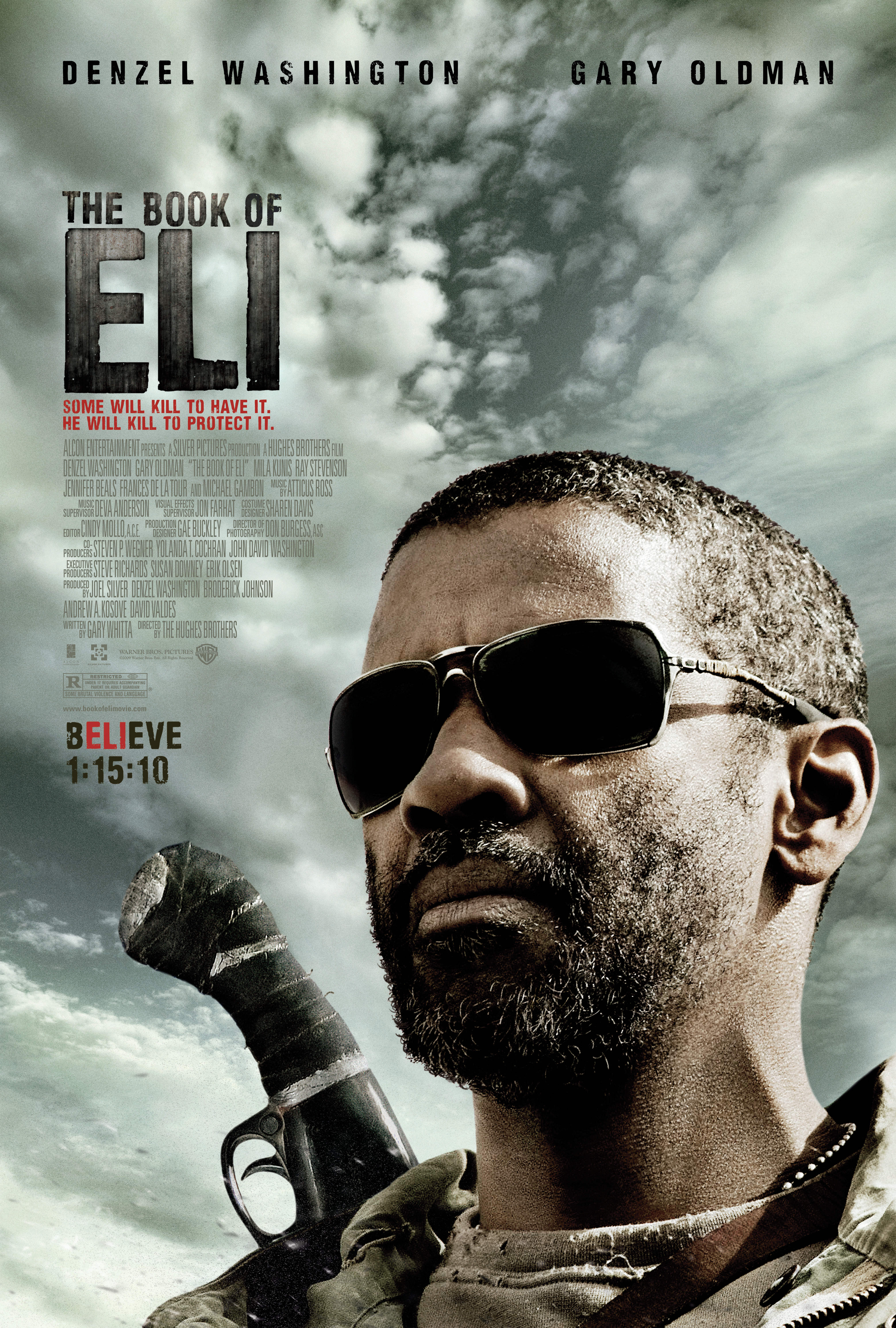 The Book of Eli, Denzel Washington, movie posters - desktop wallpaper