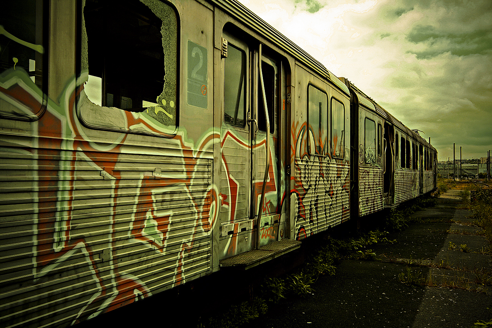 trains - desktop wallpaper