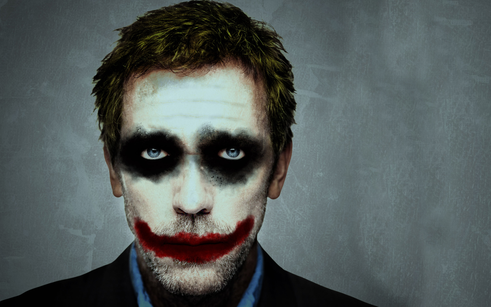 The Joker, Hugh Laurie, Gregory House, crossovers - desktop wallpaper