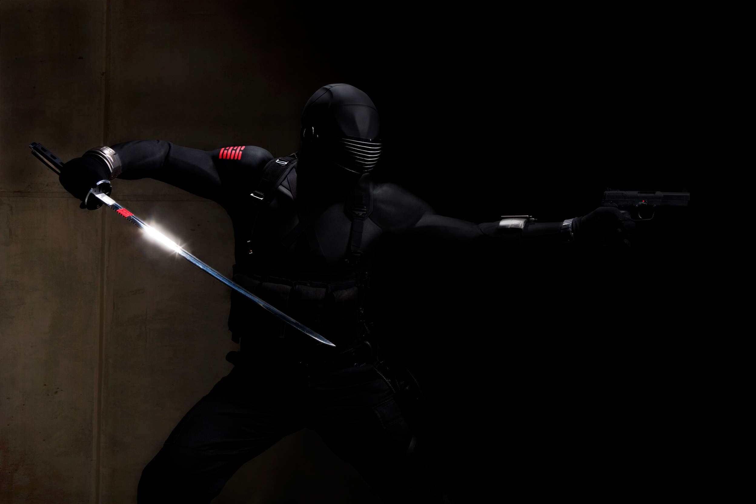 ninjas, G.I. Joe, swords - desktop wallpaper