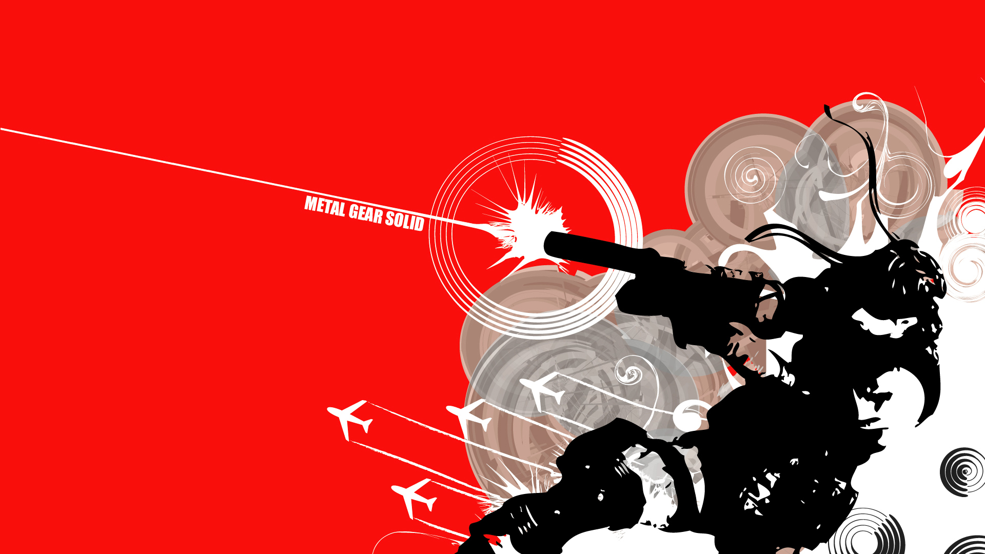 Metal Gear Solid, simple background - desktop wallpaper