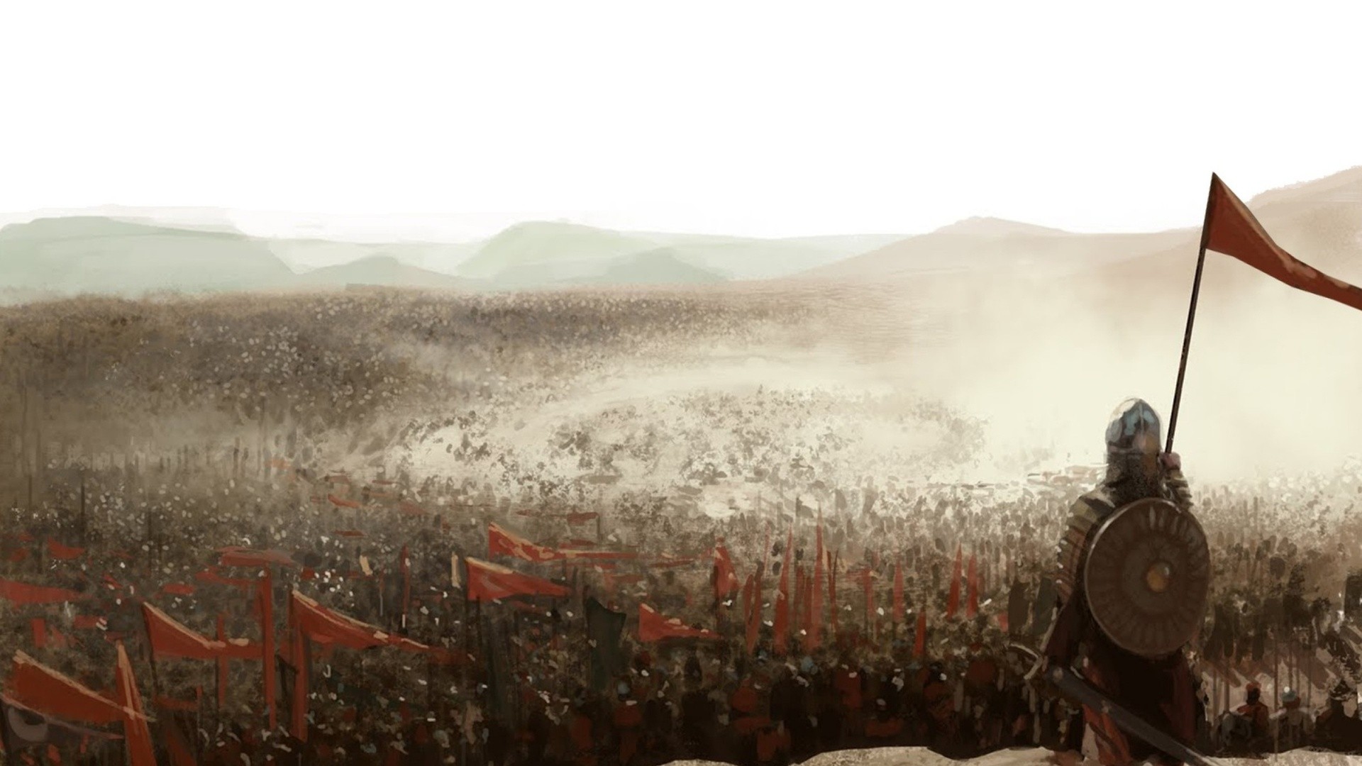 soldiers, war, fantasy art, Kingdom of Heaven, battles - desktop wallpaper