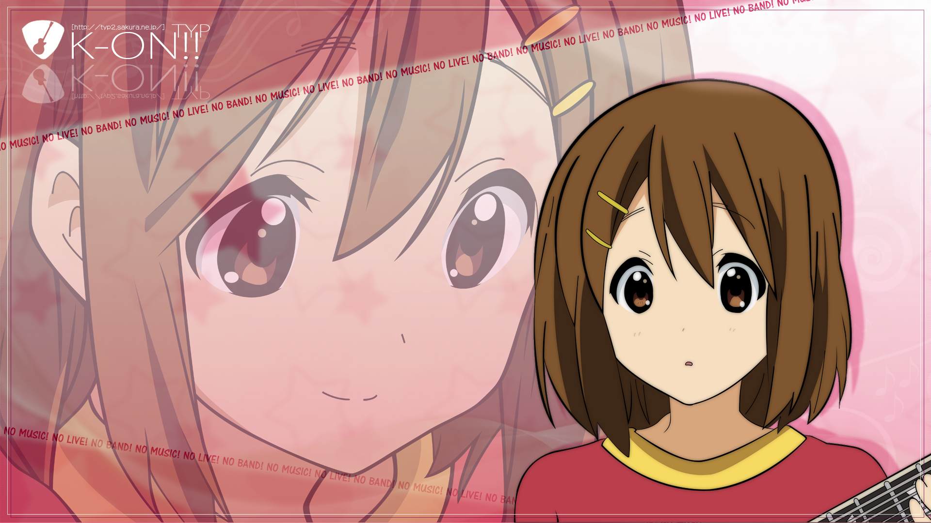 K-ON!, Hirasawa Yui, anime - desktop wallpaper