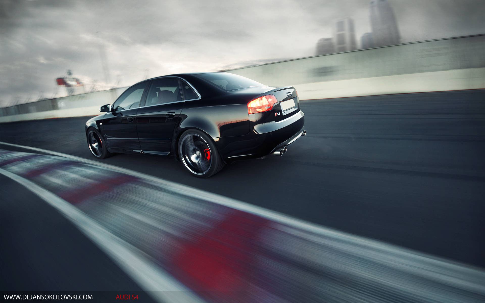 cars, Audi, back view, German cars - desktop wallpaper