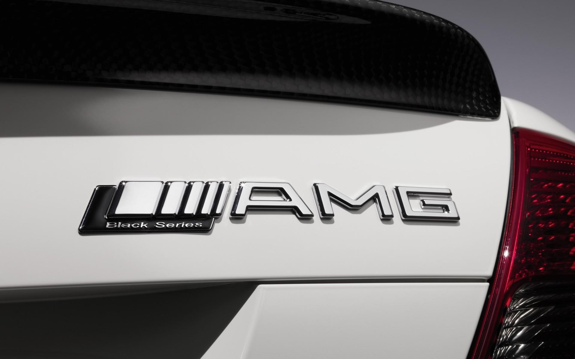 close-up, black, cars, AMG, series, logos, Mercedes-Benz, Mercedes Benz C63 Black Series, taillights - desktop wallpaper