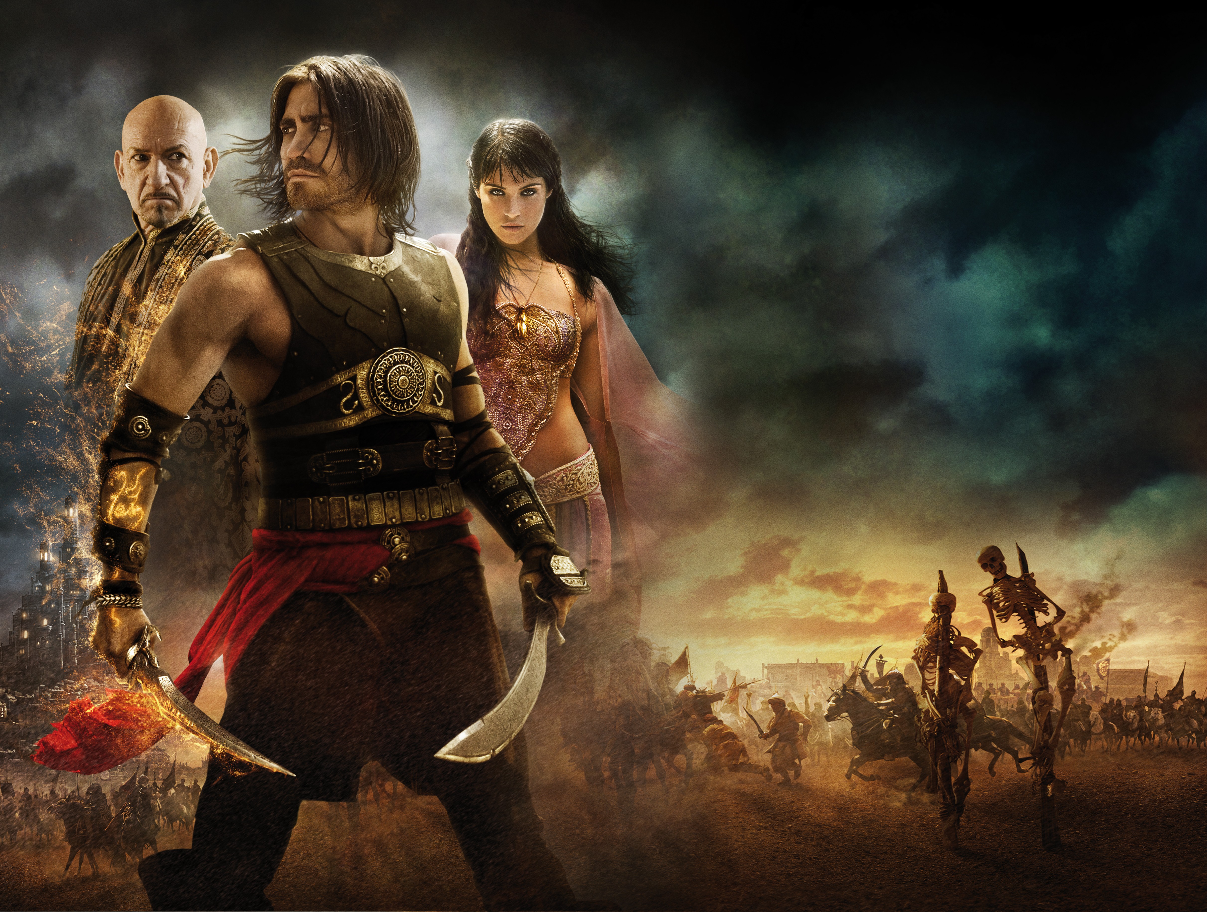 Prince of Persia, Gemma Arterton, Jake Gyllenhaal, Ben Kingsley - desktop wallpaper