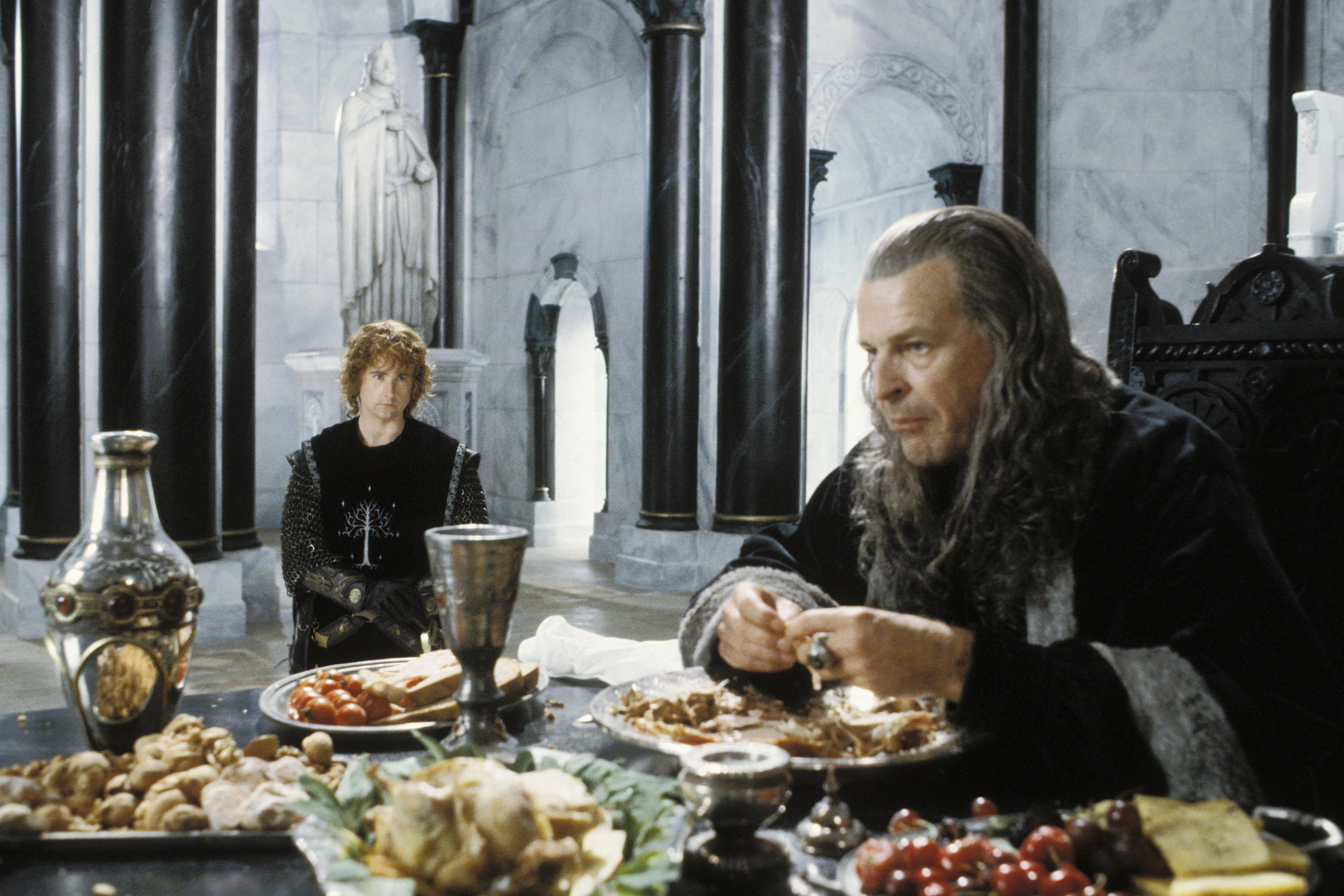 The Lord of the Rings, John Noble, Billy Boyd, Denethor, Pippin, The Return of the King, Peregrin Took - desktop wallpaper
