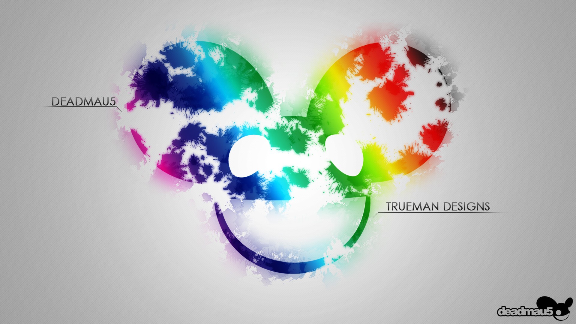 music, multicolor, Deadmau5, dubstep, Mickey Mouse, colors - desktop wallpaper
