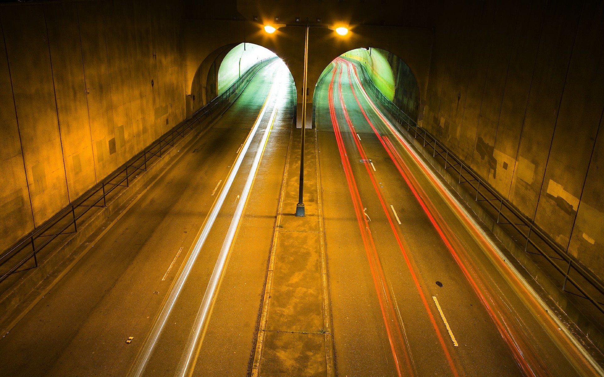 tunnels, roads - desktop wallpaper