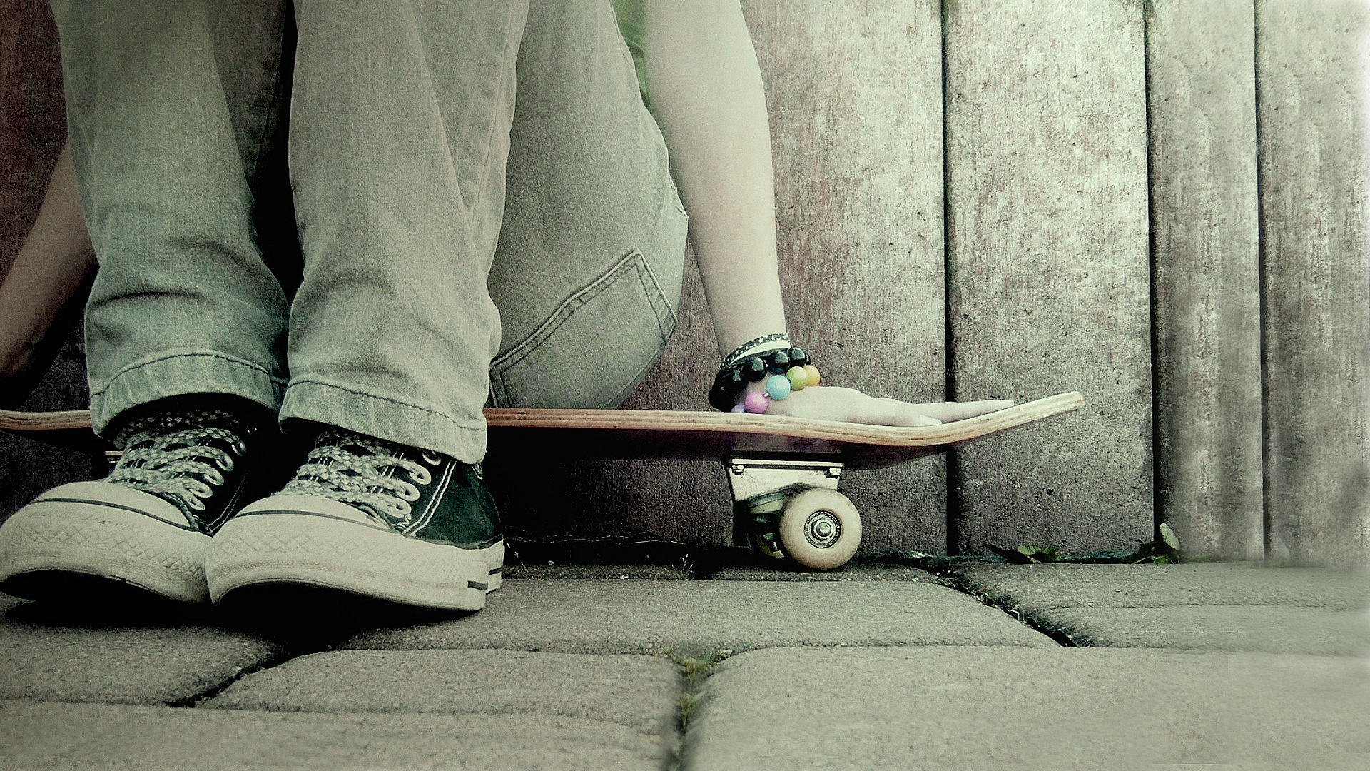 jeans, skateboards - desktop wallpaper