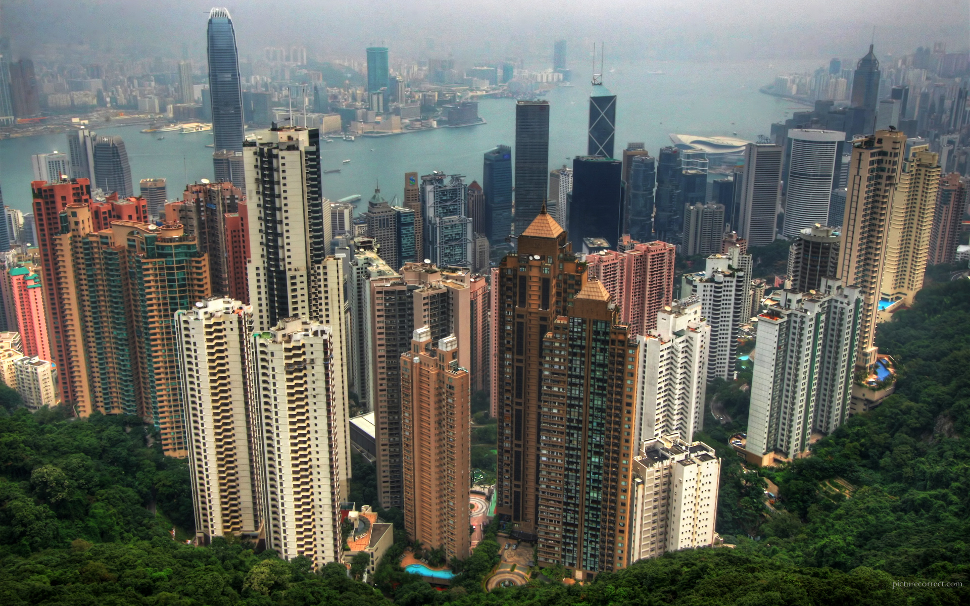 cityscapes, architecture, buildings, Hong Kong - desktop wallpaper