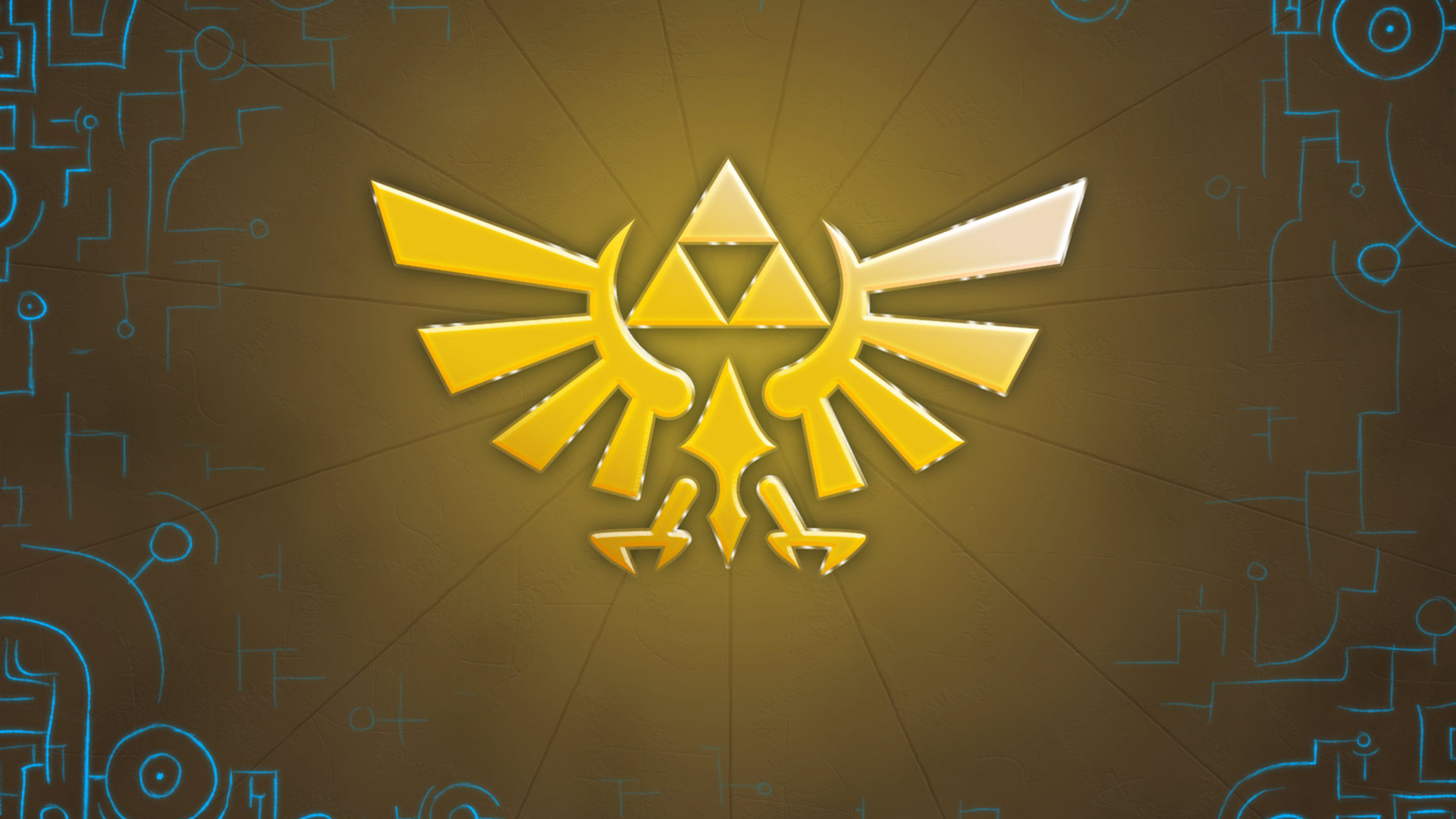 triforce, Hyrule, The Legend of Zelda - desktop wallpaper