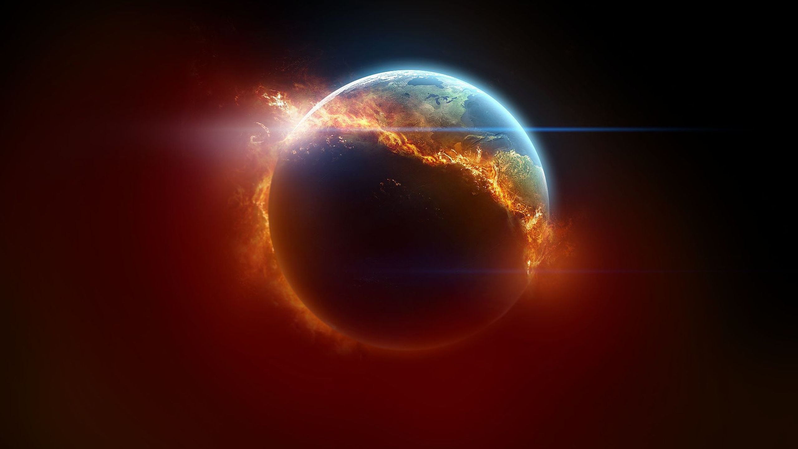 planets, Earth - desktop wallpaper