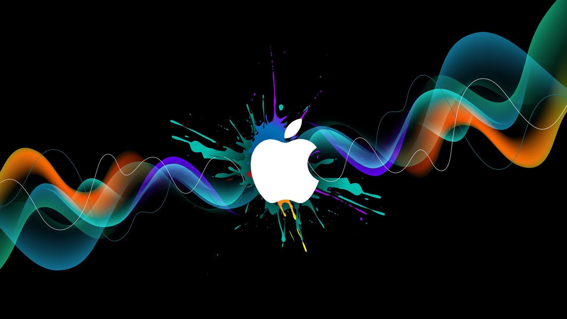 Apple Inc., HDR photography, logos, 3D - desktop wallpaper