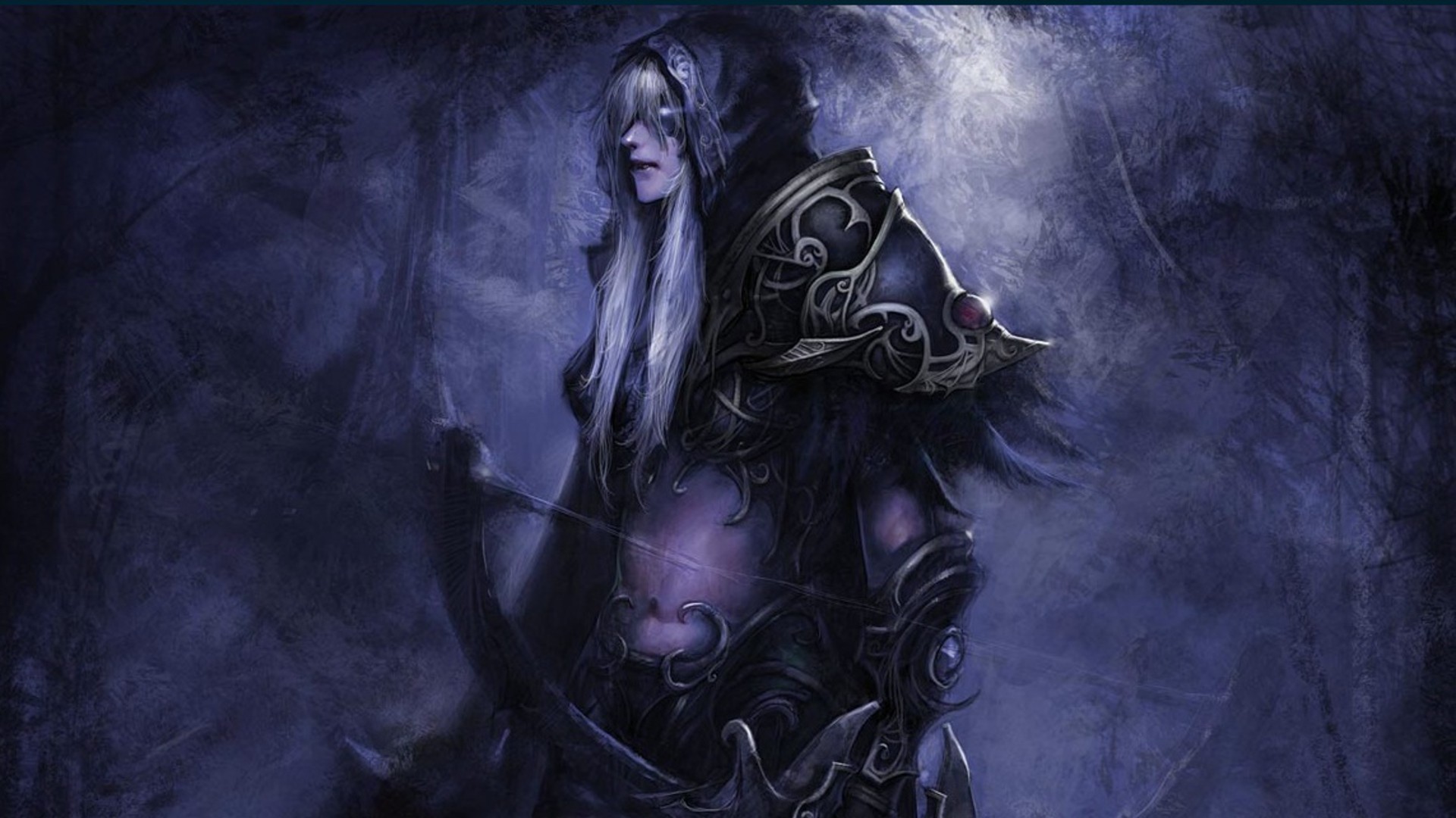 video games, World of Warcraft, fantasy art, artwork, night elf - desktop wallpaper
