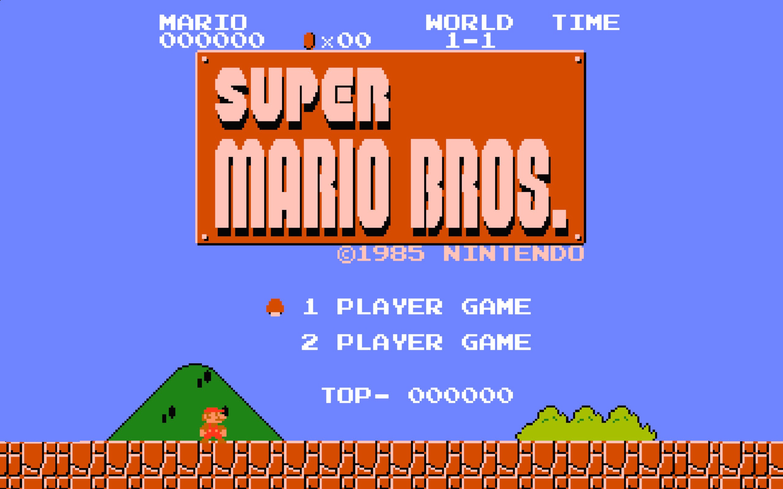 Nintendo, video games, Super Mario Bros., retro games - desktop wallpaper