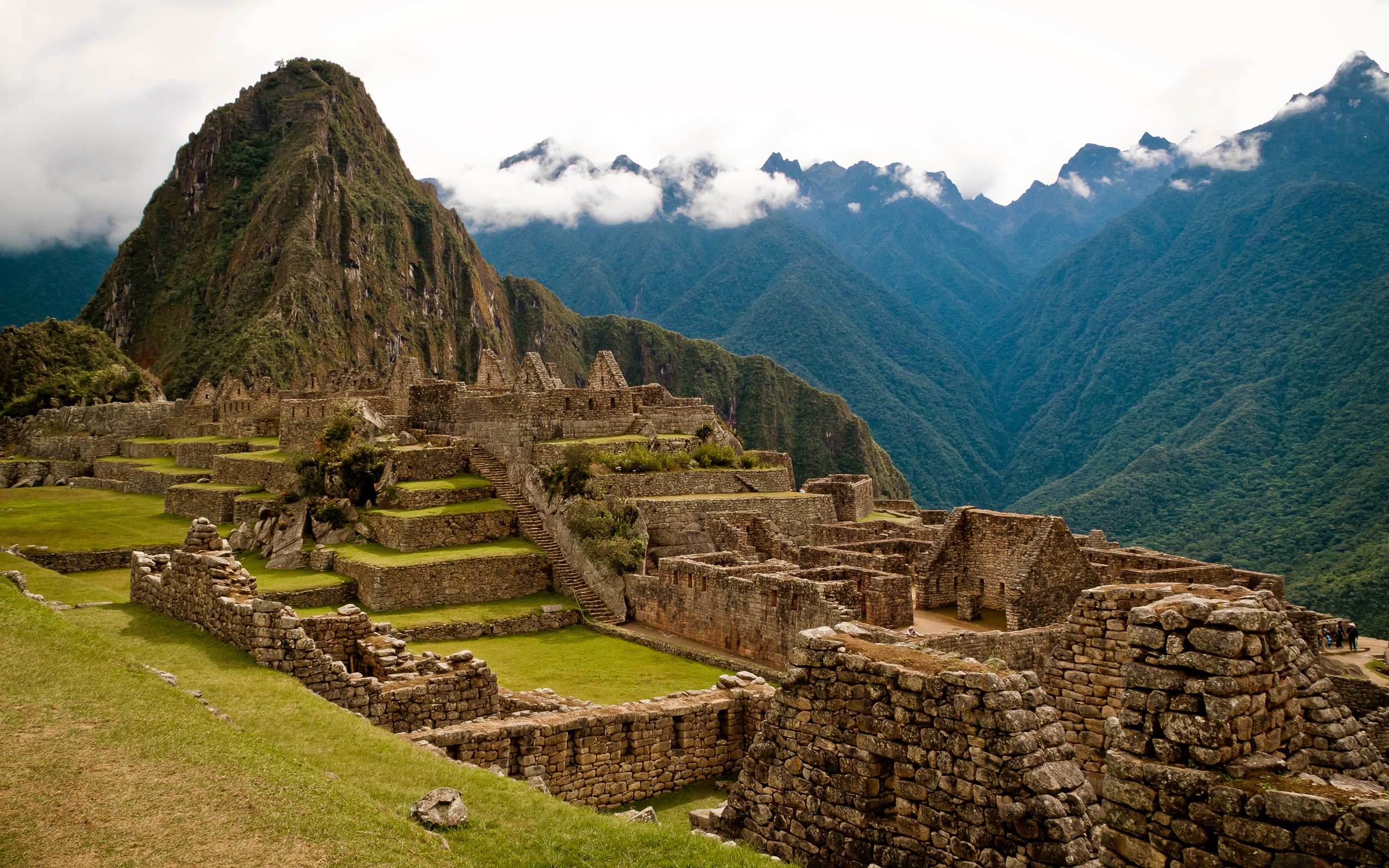 mountains, landscapes, ruins, architecture, Machu Picchu - desktop wallpaper